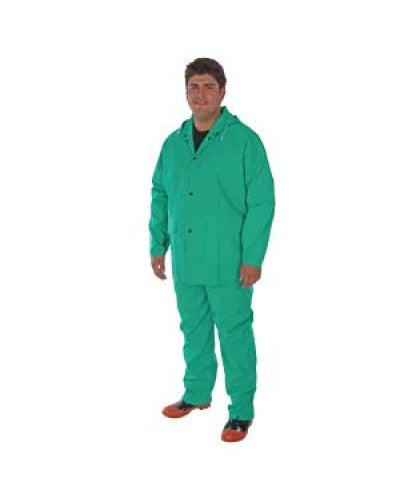 Liberty-PVC/NYLON/PVC 2 PIECE GREEN ACID SUIT-eSafety Supplies, Inc