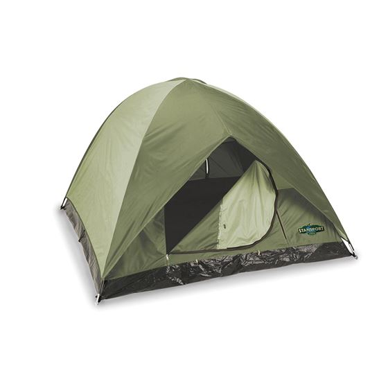 Trophy Hunter Tent-7FT X 7FT X 54in-Dark Olive/Tan-eSafety Supplies, Inc
