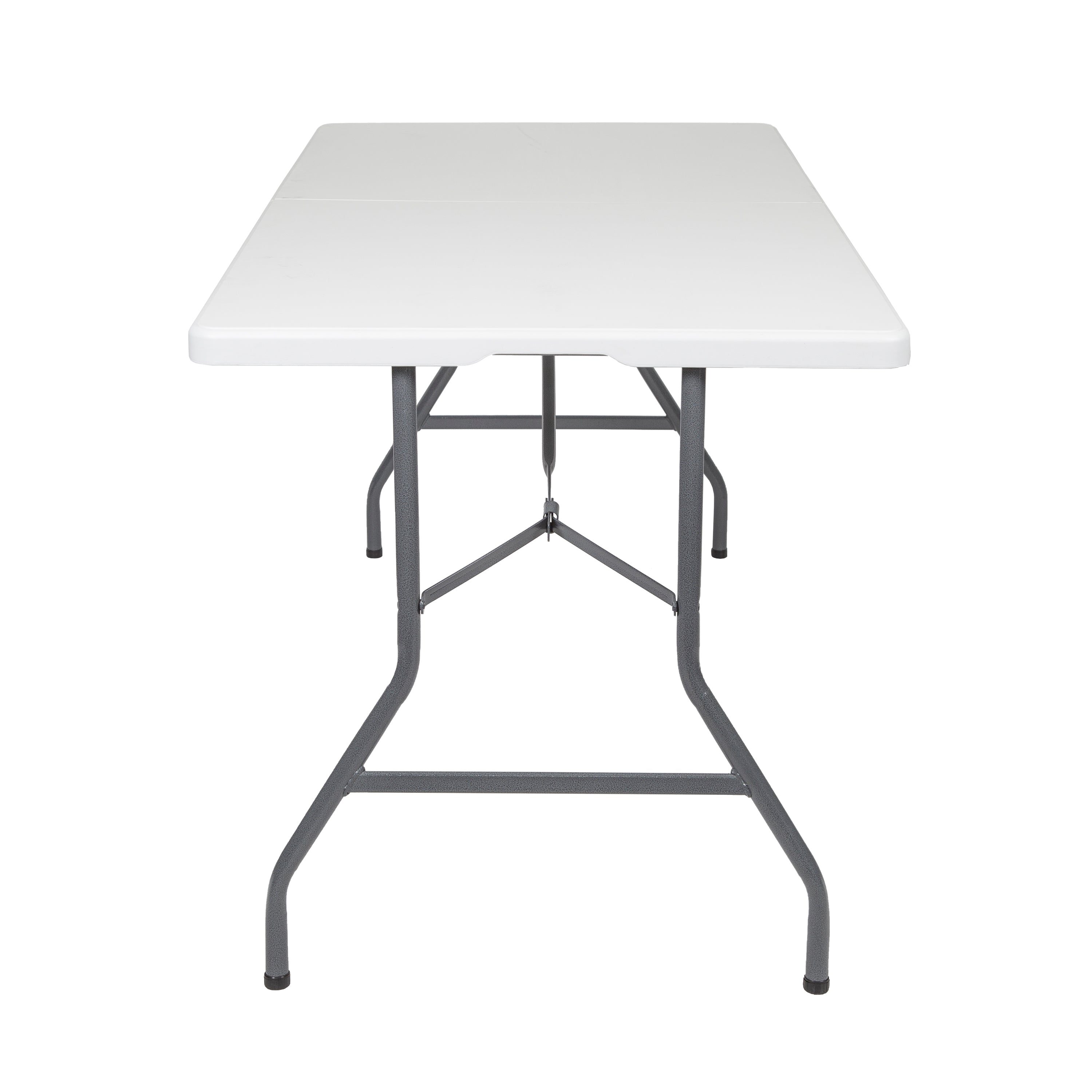 Folding Table - White - 29 In X 60 In X 29 In-eSafety Supplies, Inc