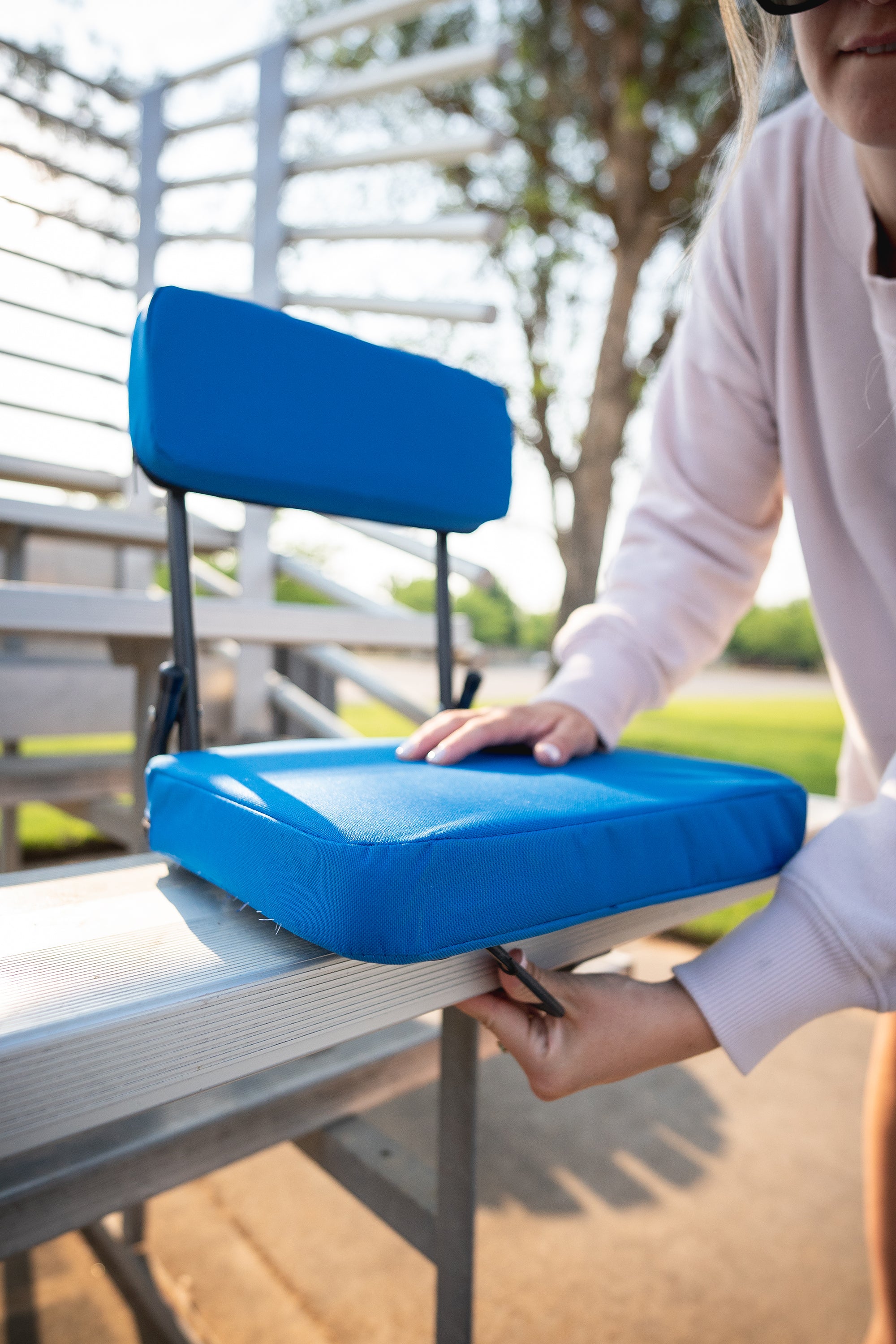 Coliseum Seat - Blue-eSafety Supplies, Inc