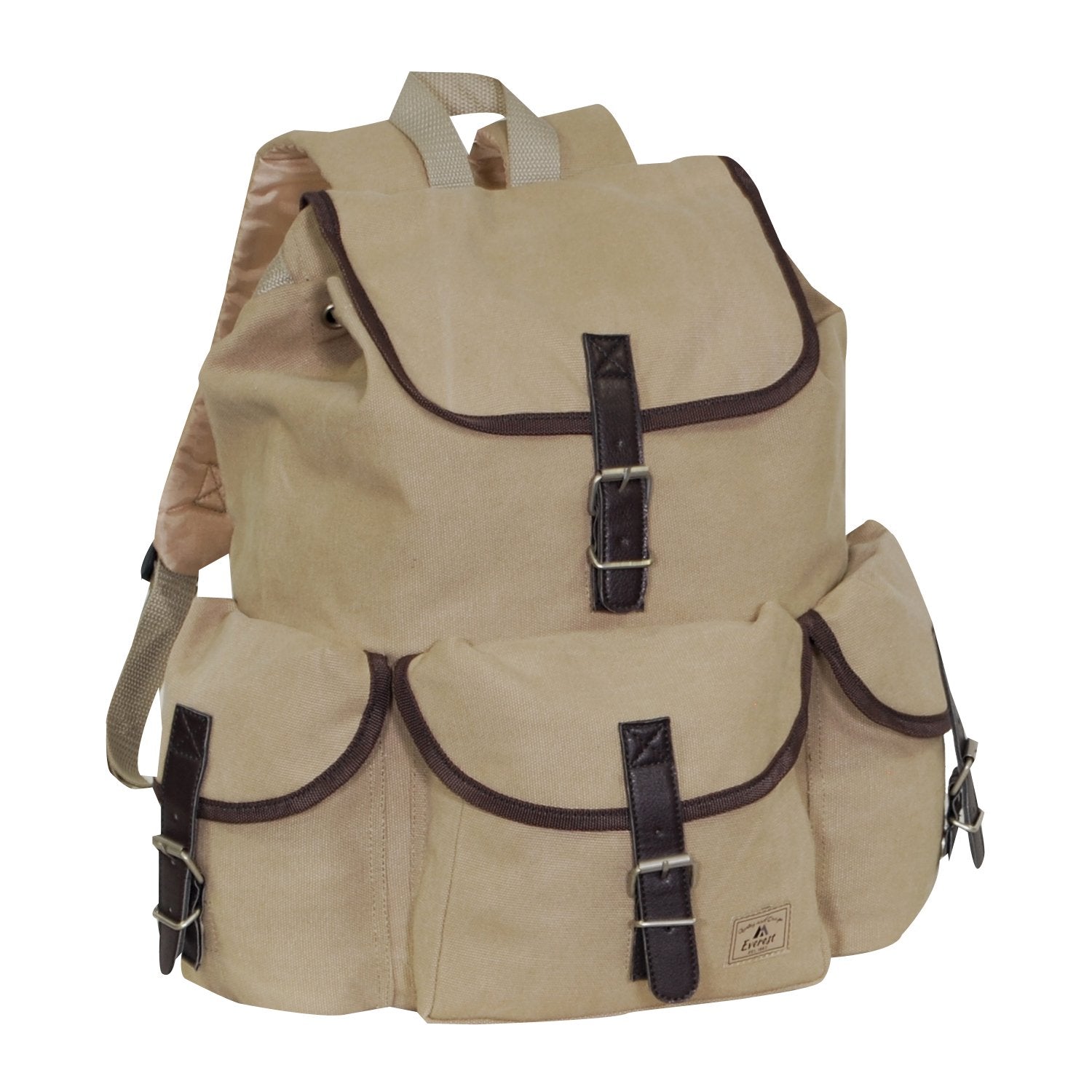 Everest canvas backpack deals