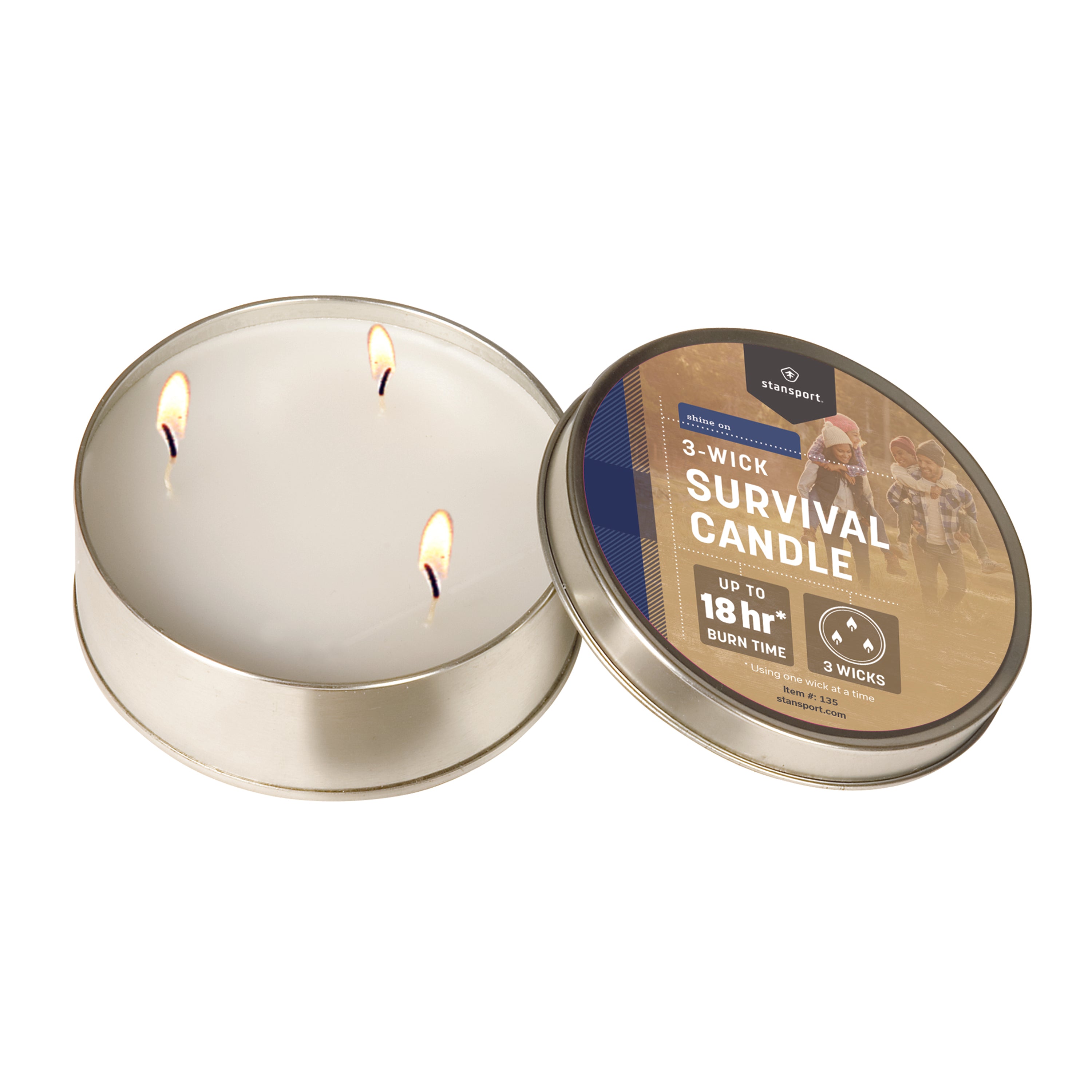 Survival Candle - 18 Hour-eSafety Supplies, Inc