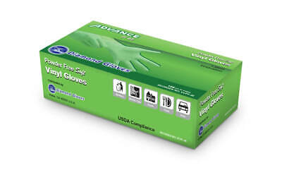 Diamond Gloves Clear Powder Free Soft Vinyl Glove ADVANCE IF48~Multi Size