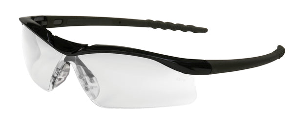MCR Safety DL1 Black Frame, Clear AF Lens-eSafety Supplies, Inc