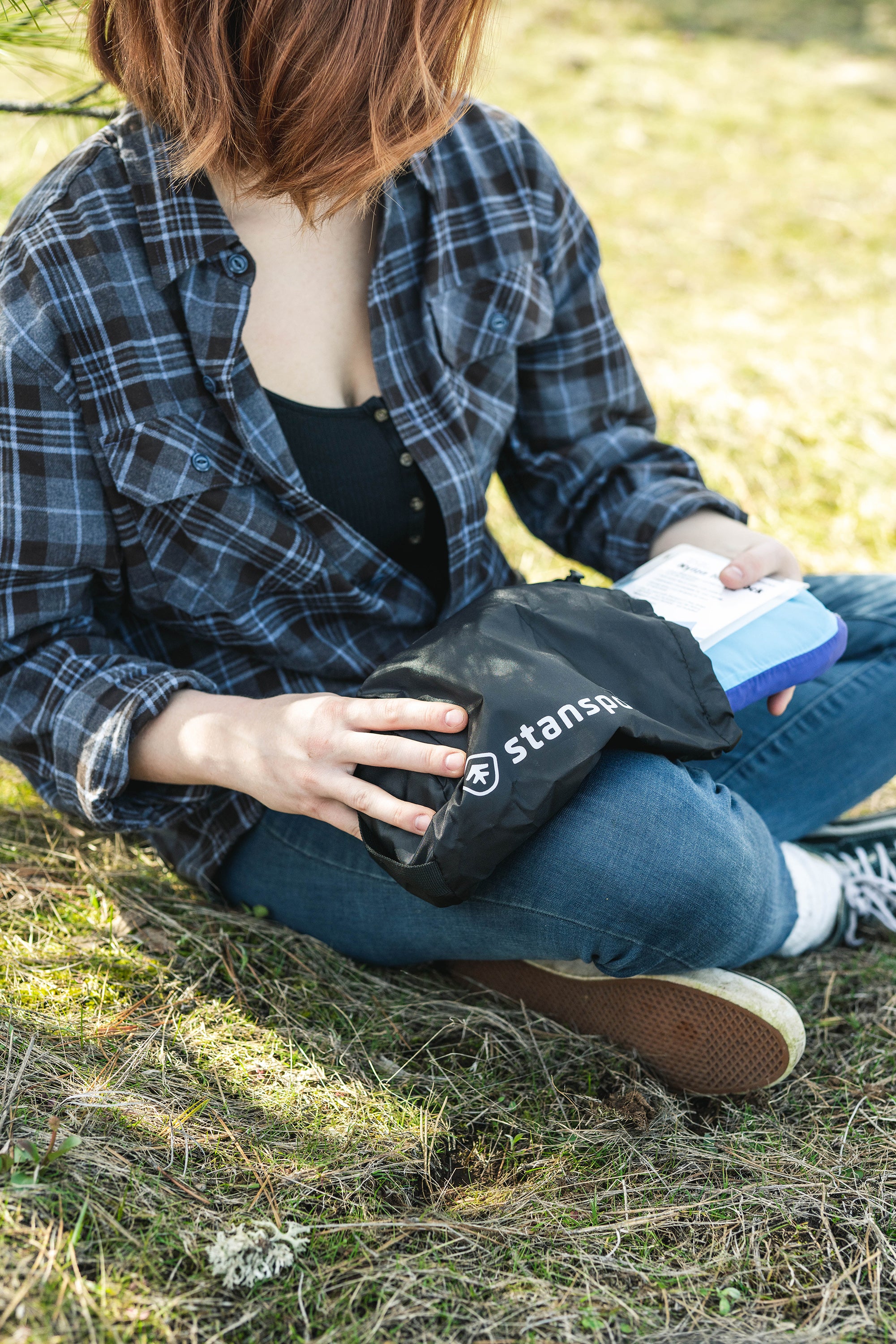 Stuff Bag - 6 In X 10 In - Black-eSafety Supplies, Inc