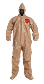 DuPont™ X-Large Tan Tychem® 5000 18 mil Polypropylene Bib Pants/Overalls-eSafety Supplies, Inc