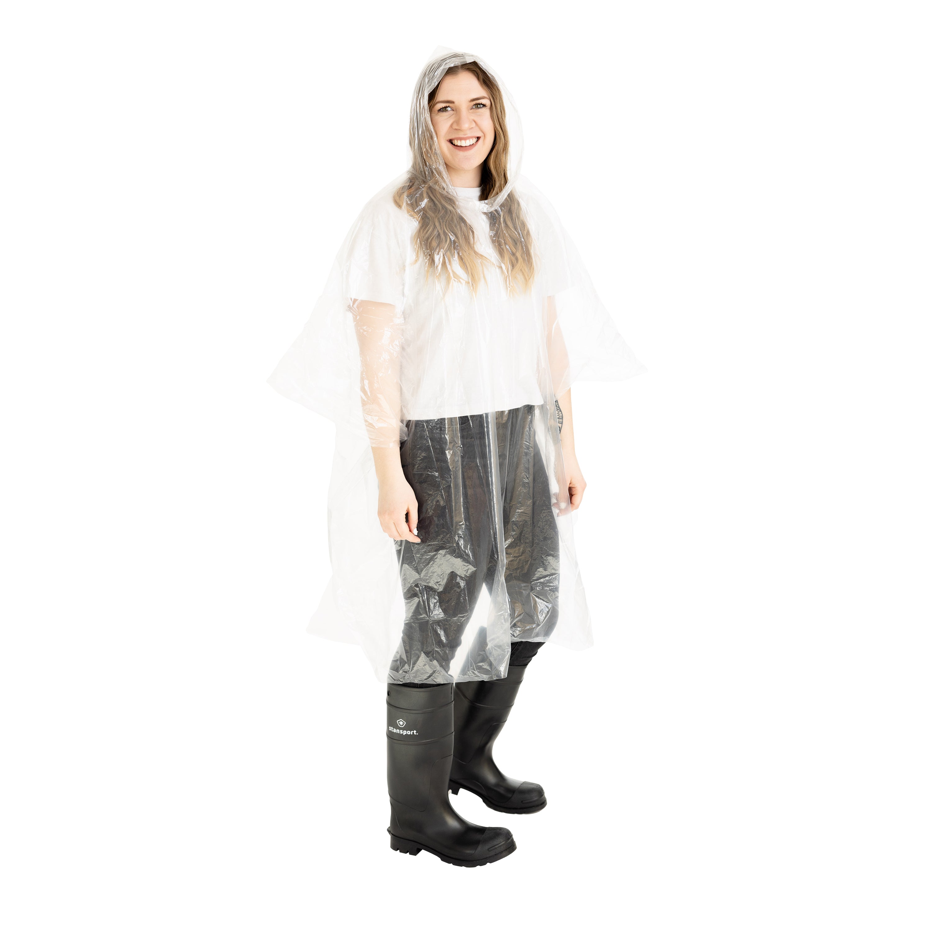 Emergency Poncho - Assorted - 30 Per Pdq-eSafety Supplies, Inc