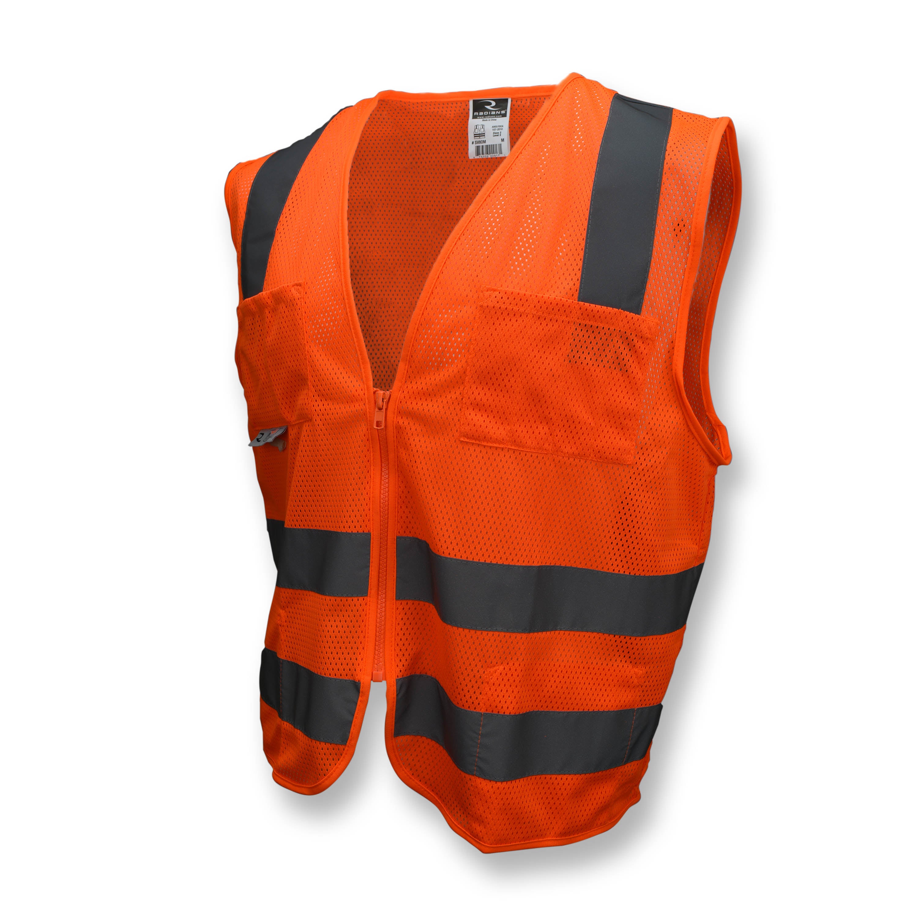 Radians SV8 Standard Type R Class 2 Mesh Safety Vest-eSafety Supplies, Inc