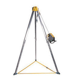 MSA 8' Workman® Tripod Confined Space Entry Kit (Includes 50' Workman Rescuer, Stainless Steel Cable, Pulley And Carabiner)-eSafety Supplies, Inc