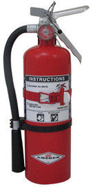 Amerex® 5 Pound Stored Pressure Purple K Dry Chemical 30-B:C Fire Extinguisher For Class B And C Fires With Anodized Aluminum Valve, Vehicle/Marine Bracket, Hose And Nozzle-eSafety Supplies, Inc