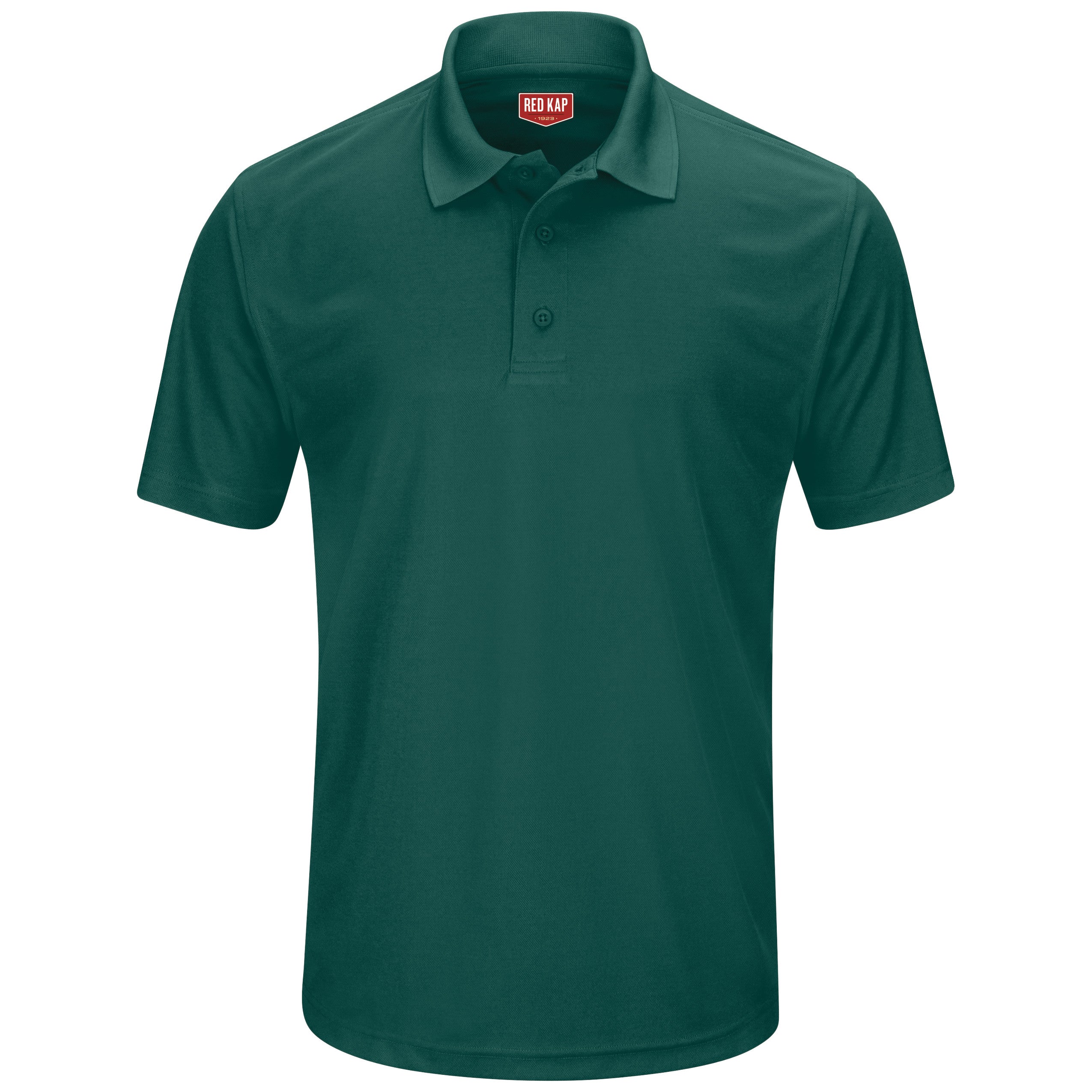 Men's Short Sleeve Performance Knit Pocketless Core Polo SK96 - Hunter Green-eSafety Supplies, Inc