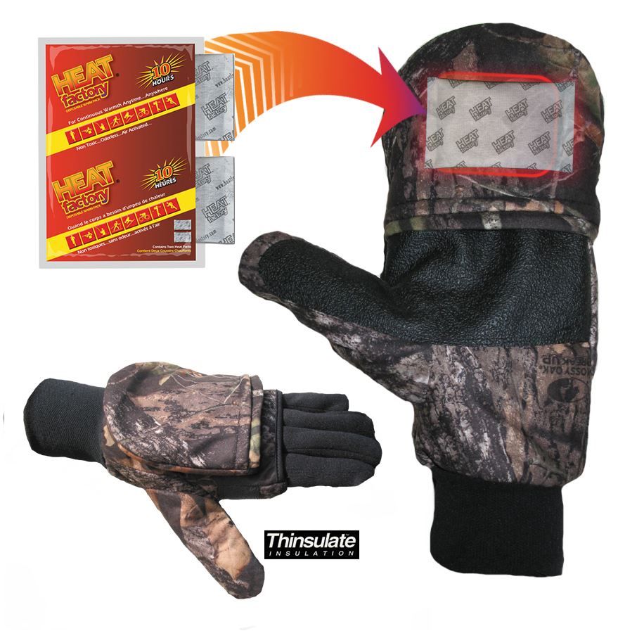 991-MO - Mossy Oak Heated Pop Top Glove - Pair-eSafety Supplies, Inc