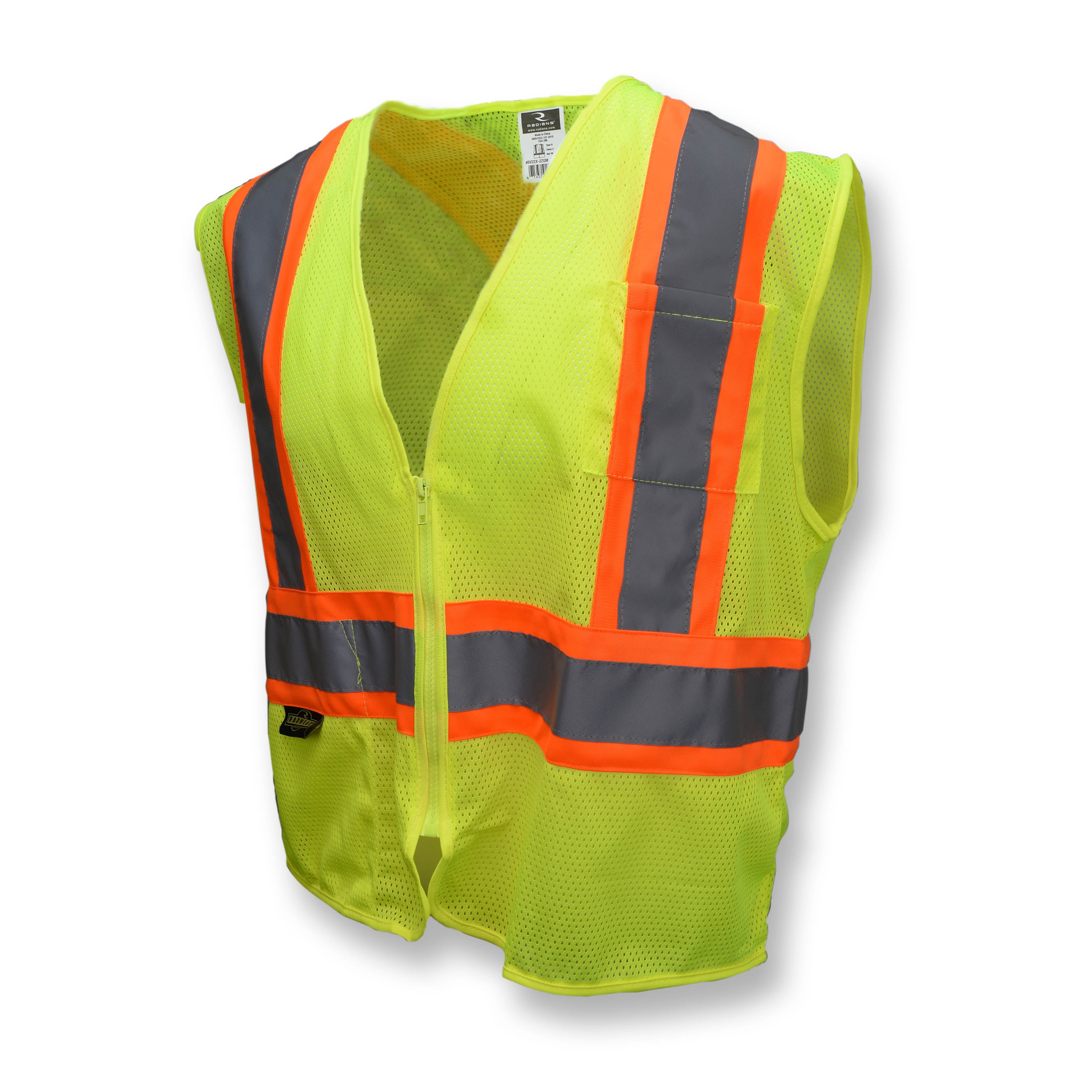 Radians SV22X Economy Mesh X-Back Type R Class 2 Safety Vest with Two-Tone Trim-eSafety Supplies, Inc
