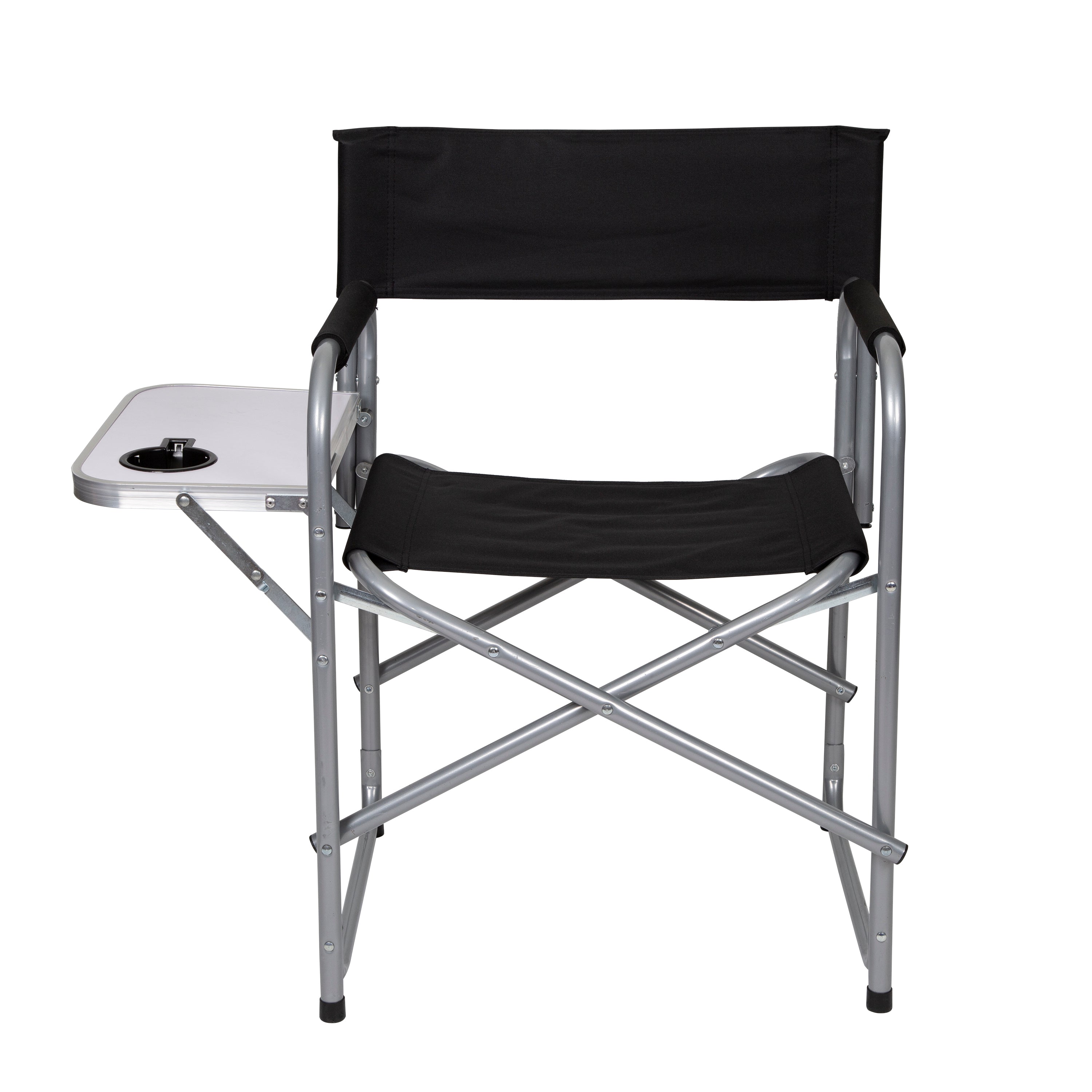 Folding Directors Chair With Side Table-eSafety Supplies, Inc