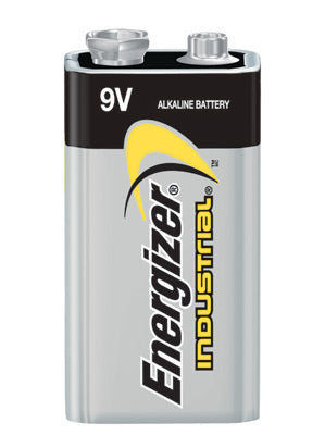 Energizer Industrial 9 Volt Alkaline Battery (Bulk)-eSafety Supplies, Inc