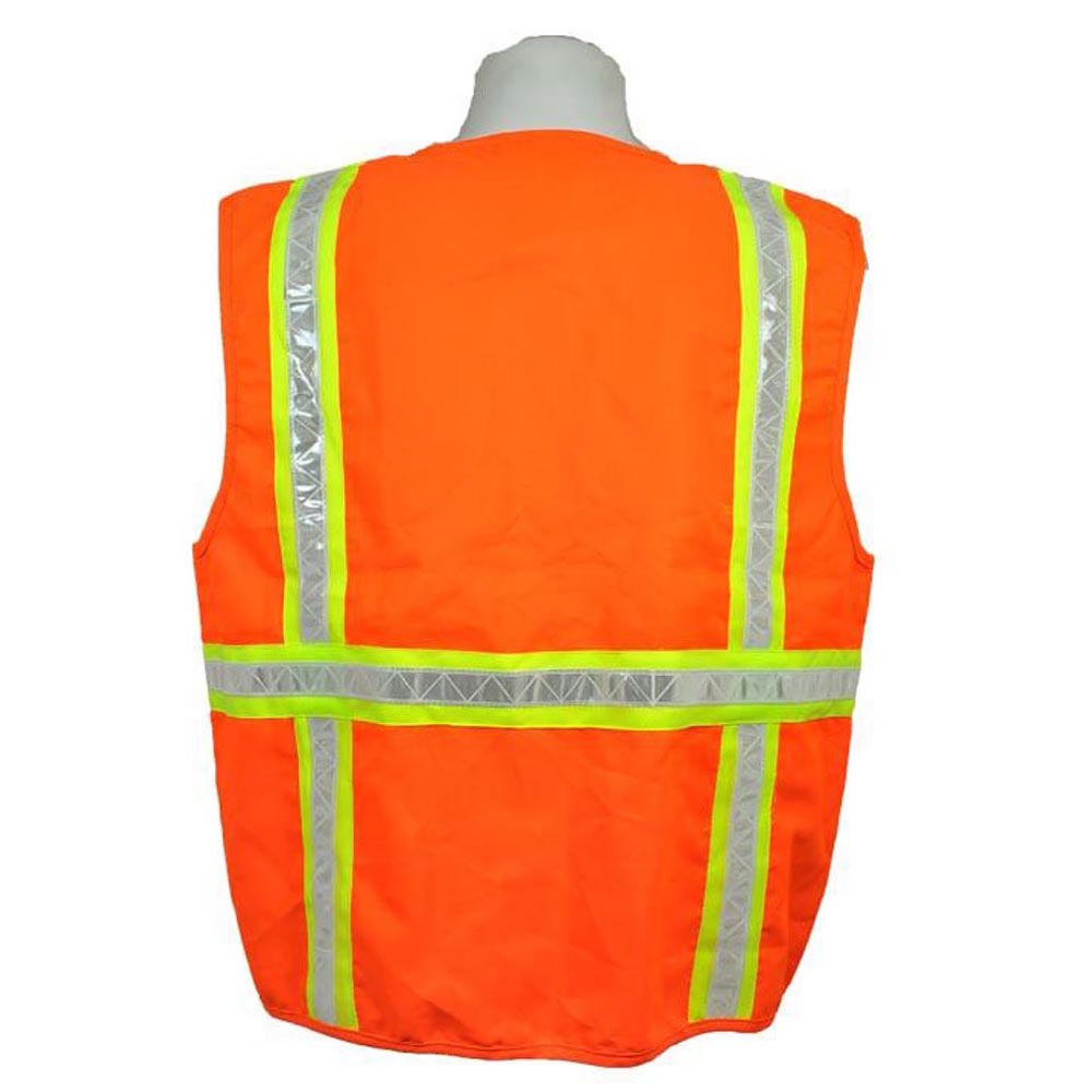 3A Safety - Multi-Pocket Surveyor's Safety Vest - Solid Front/Back-eSafety Supplies, Inc