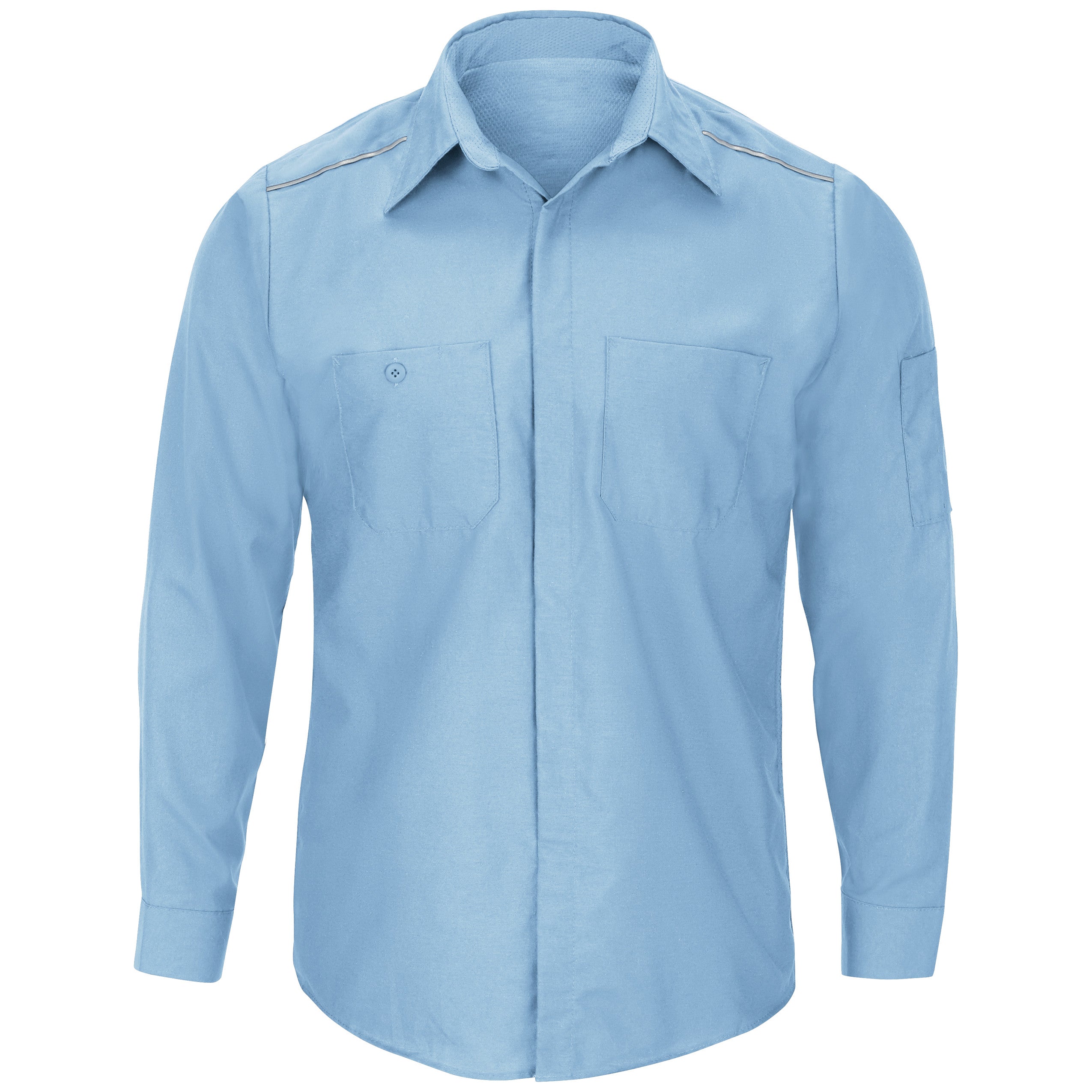 Men's Long Sleeve Pro Airflow Work Shirt SP3A - Light Blue-eSafety Supplies, Inc