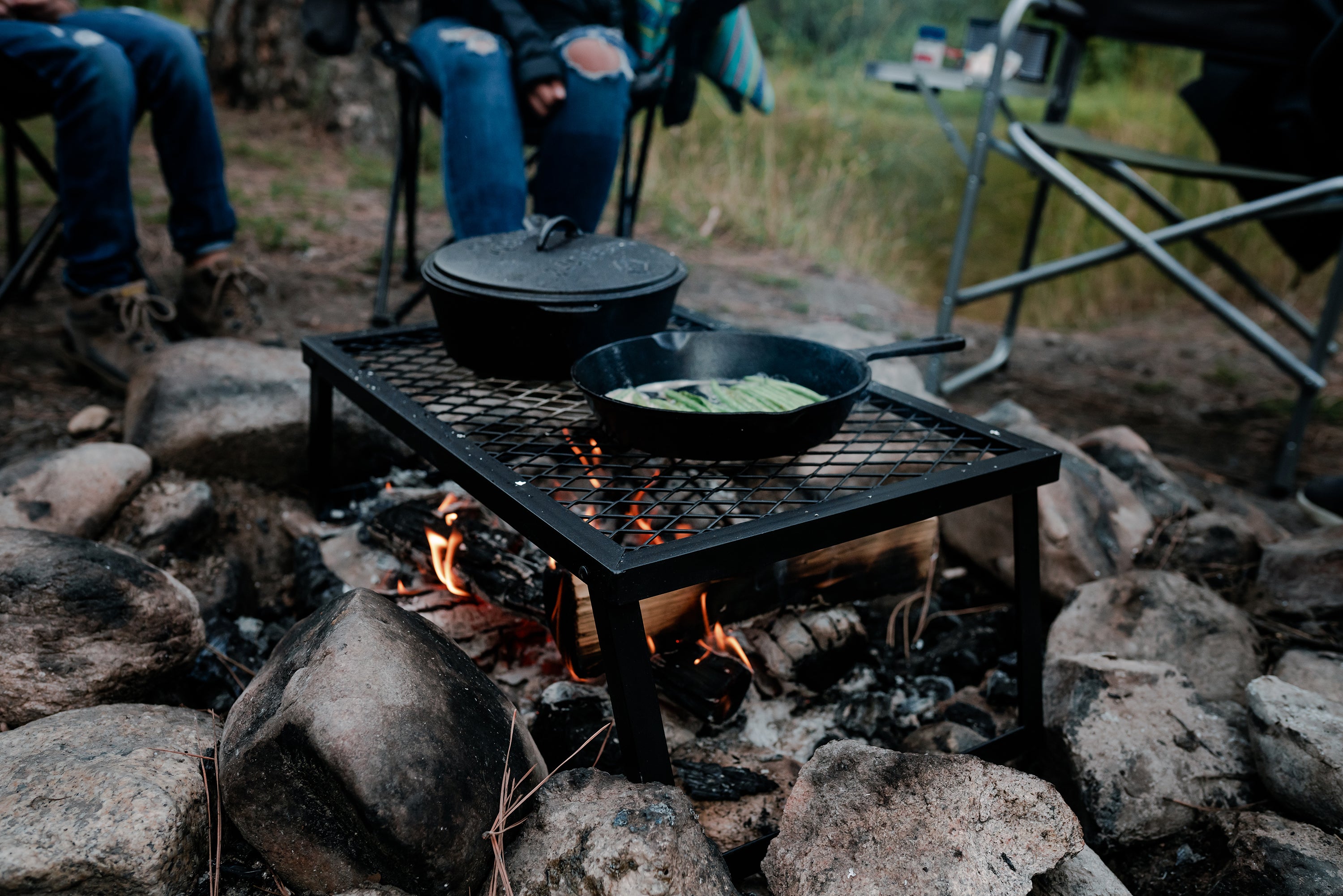 Heavy Duty Steel Camp Grill - 24 In X 16 In-eSafety Supplies, Inc