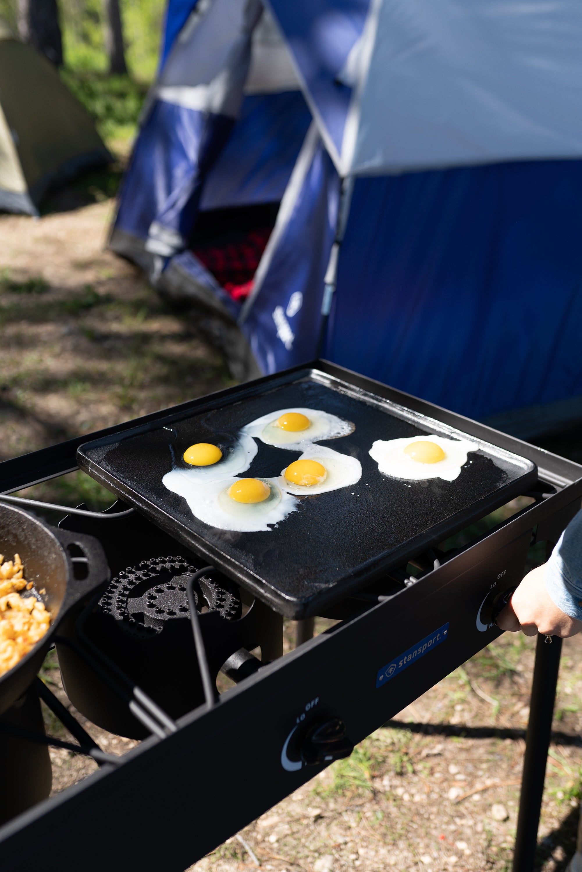 Cast Iron Griddle - 15 In X 15 In - Preseasoned Reversible Cooking Surface-eSafety Supplies, Inc