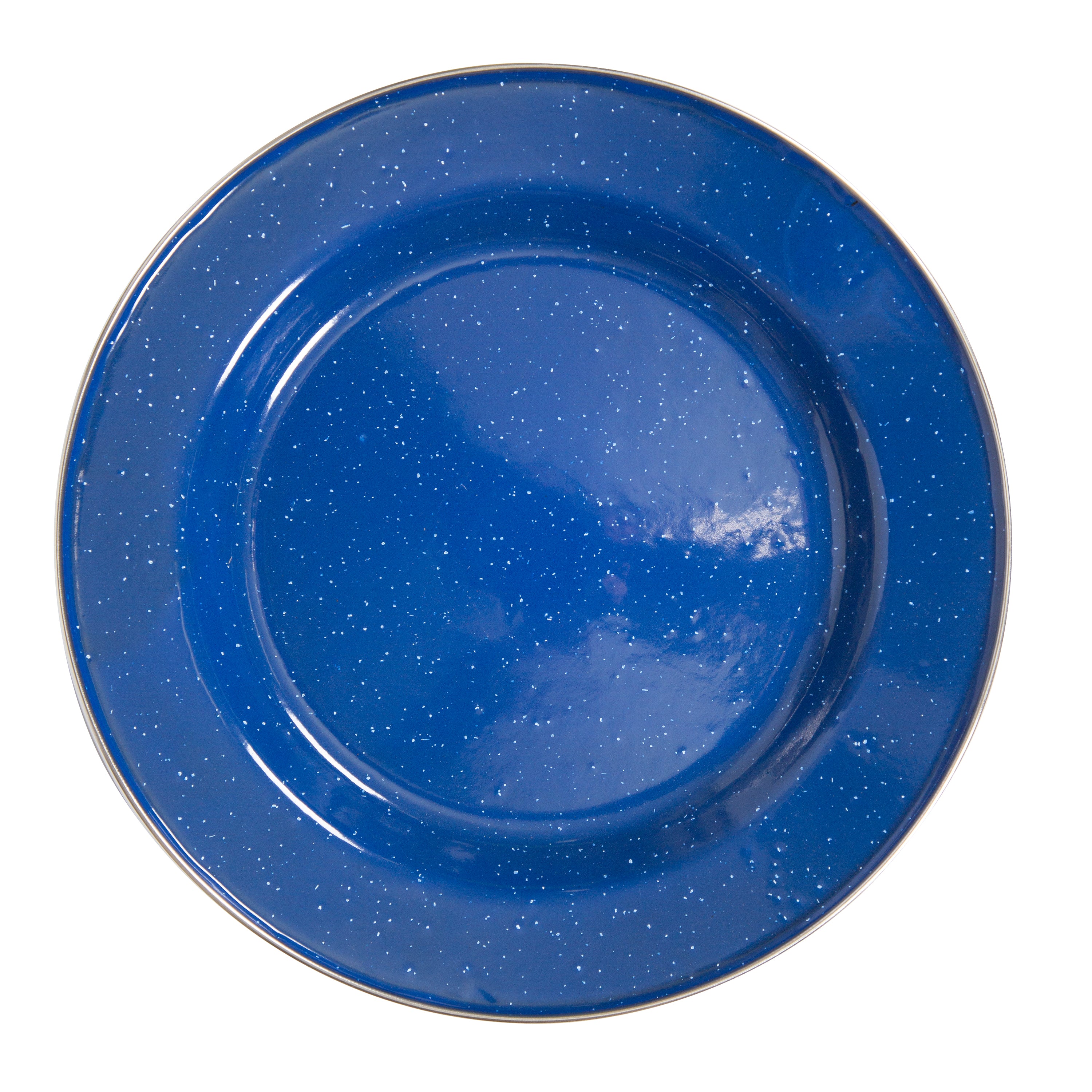 Enamel Dinner Plate - S.S. Edge - 10.25 Inch-eSafety Supplies, Inc