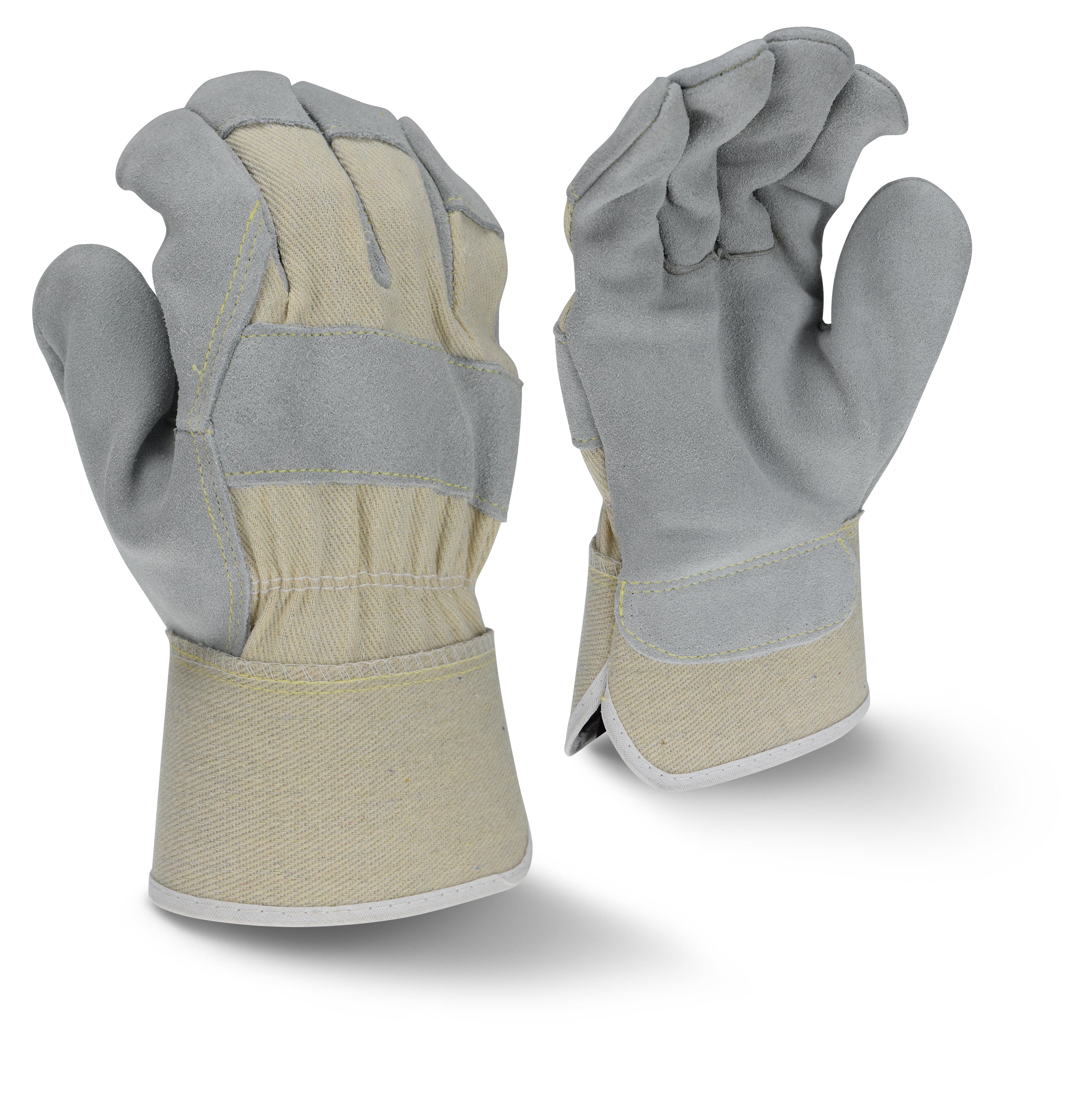 Radians RWG3400W Side Split Gray Cowhide Leather Glove-eSafety Supplies, Inc