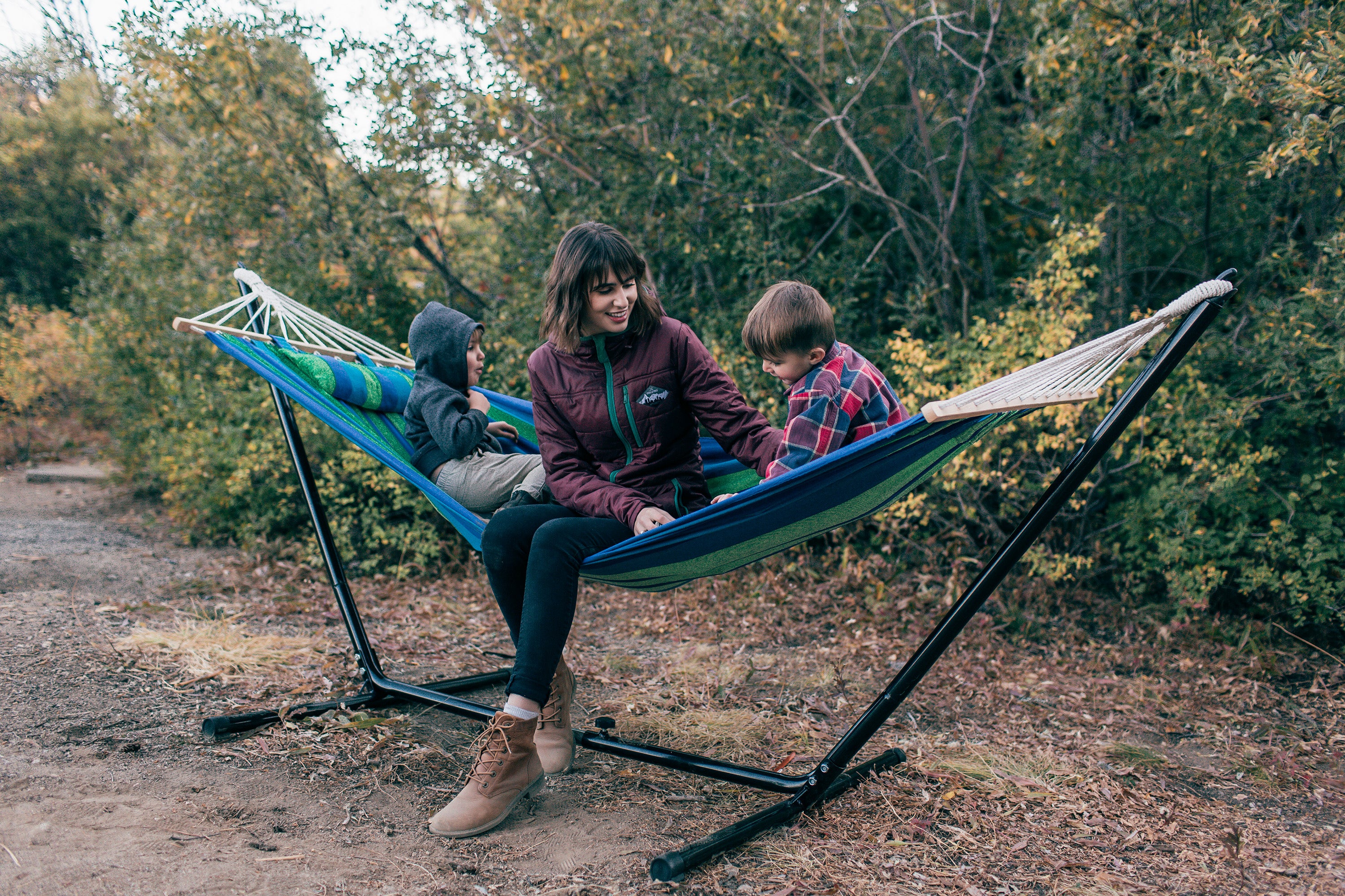 Cayman Hammock/Stand Combo - 79 In X 48 In-eSafety Supplies, Inc