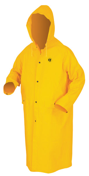 MCR Safety CLASSIC.35mm,PVC/Poly,49 Coat,LF, YELLO-eSafety Supplies, Inc