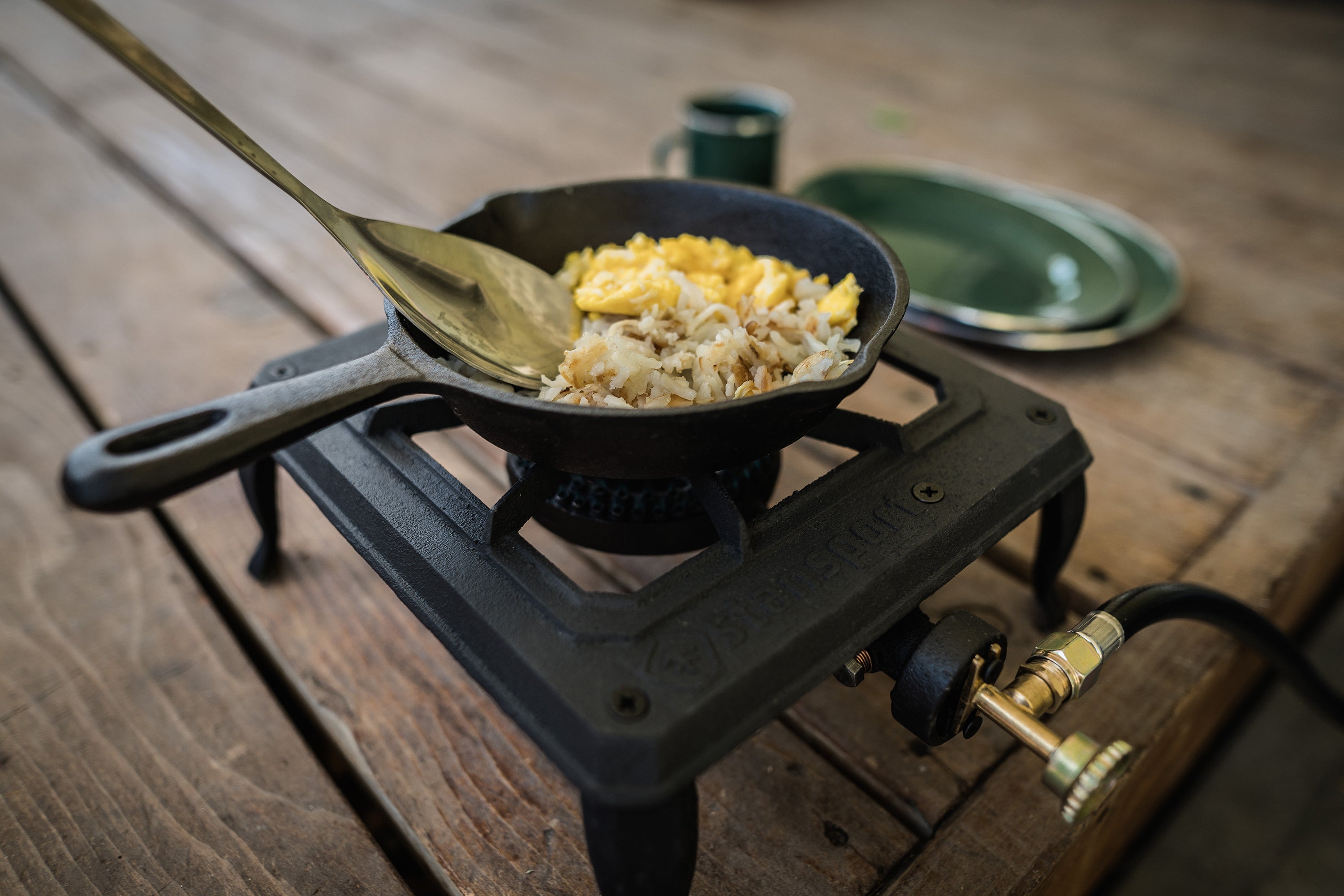 Cast Iron Stove - Single Burner With Regulator Hose-eSafety Supplies, Inc