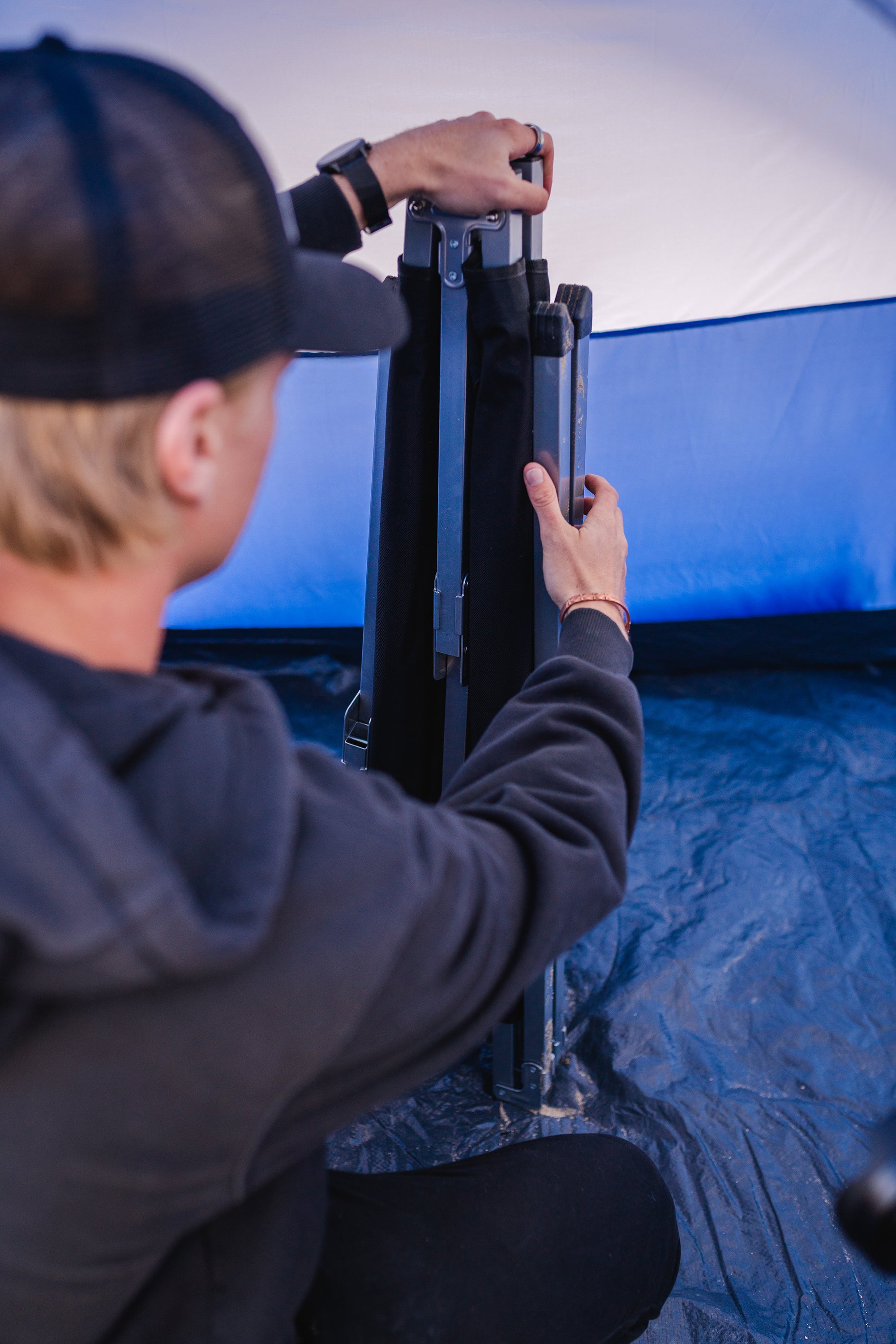 Base Camp Folding Cot - 80 X 30 X 19.25 Inches-eSafety Supplies, Inc