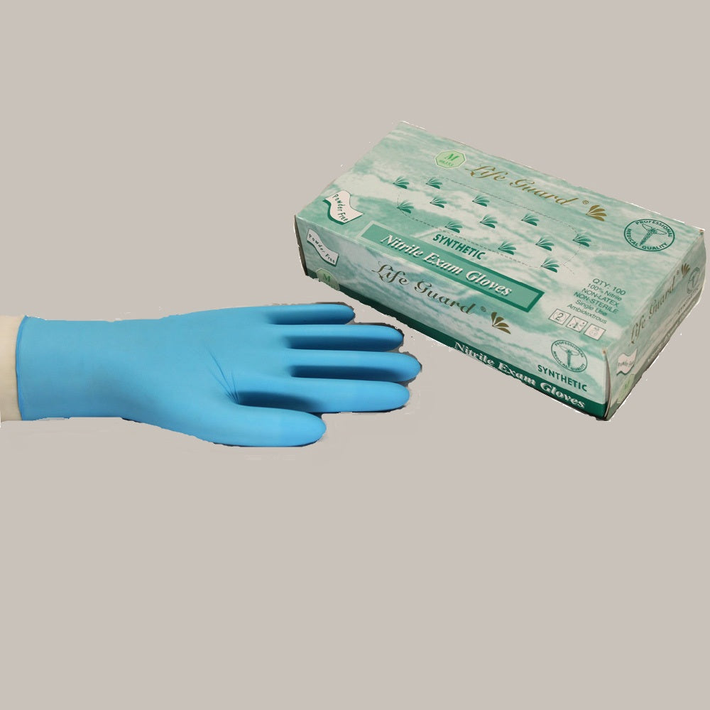 Life Guard -Nitrile Powder-Free Medical Gloves- Case-eSafety Supplies, Inc