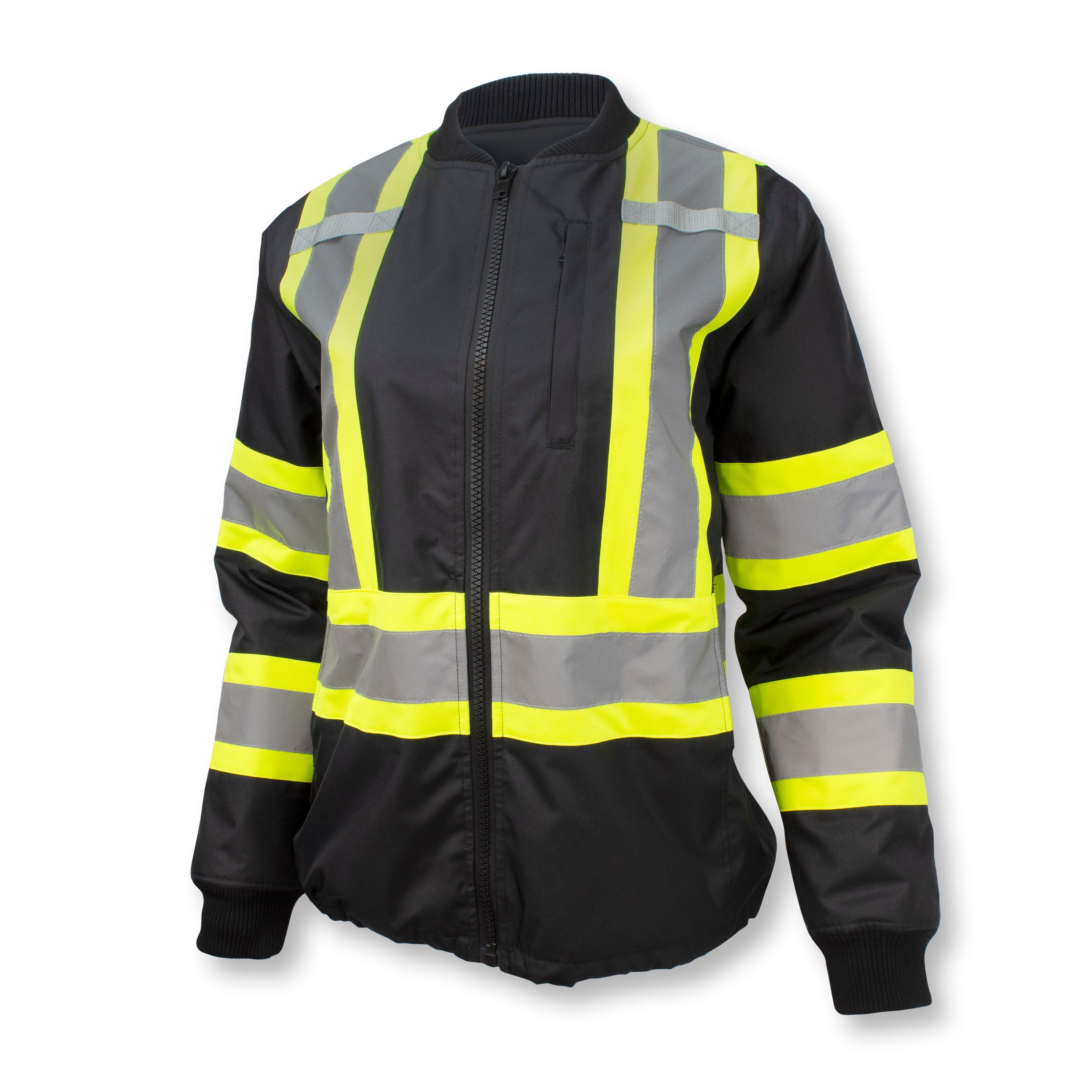 Radians SJ910B-1ZGW Women’s Class 1 Hi-Vis Bomber Jacket-eSafety Supplies, Inc