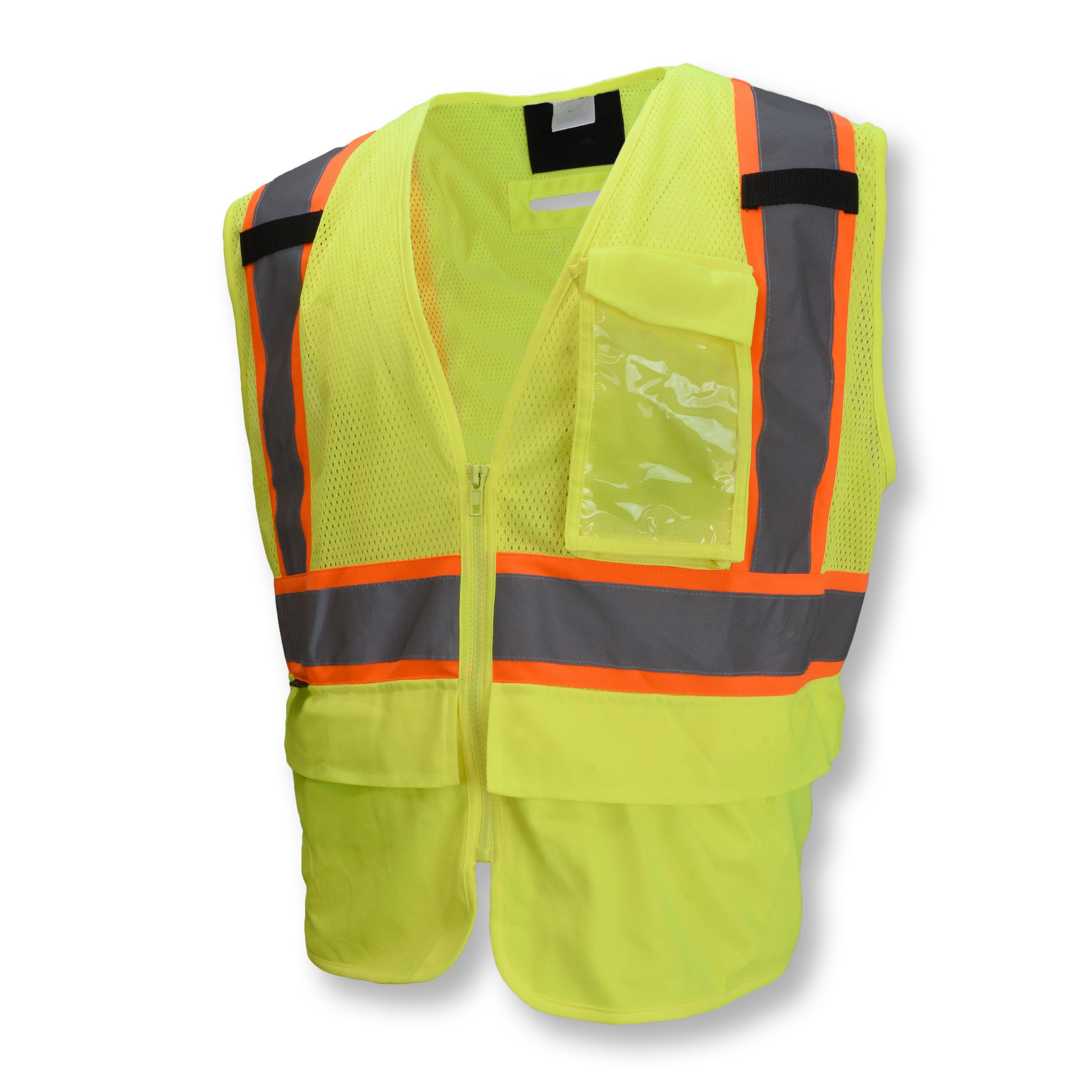 Radians SV272T-2 Multipurpose Surveyor Tether Vest with Contrasting Trim-eSafety Supplies, Inc