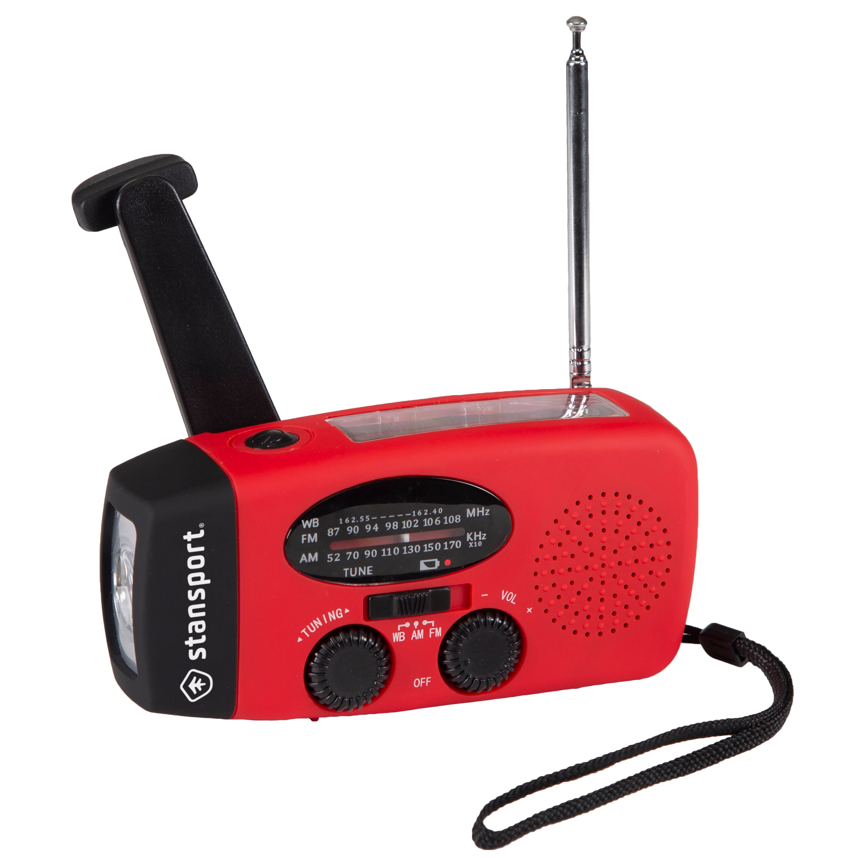 Solar Dynamo Radio Am-Fm-Wb Crank Radio-Flashlight-eSafety Supplies, Inc