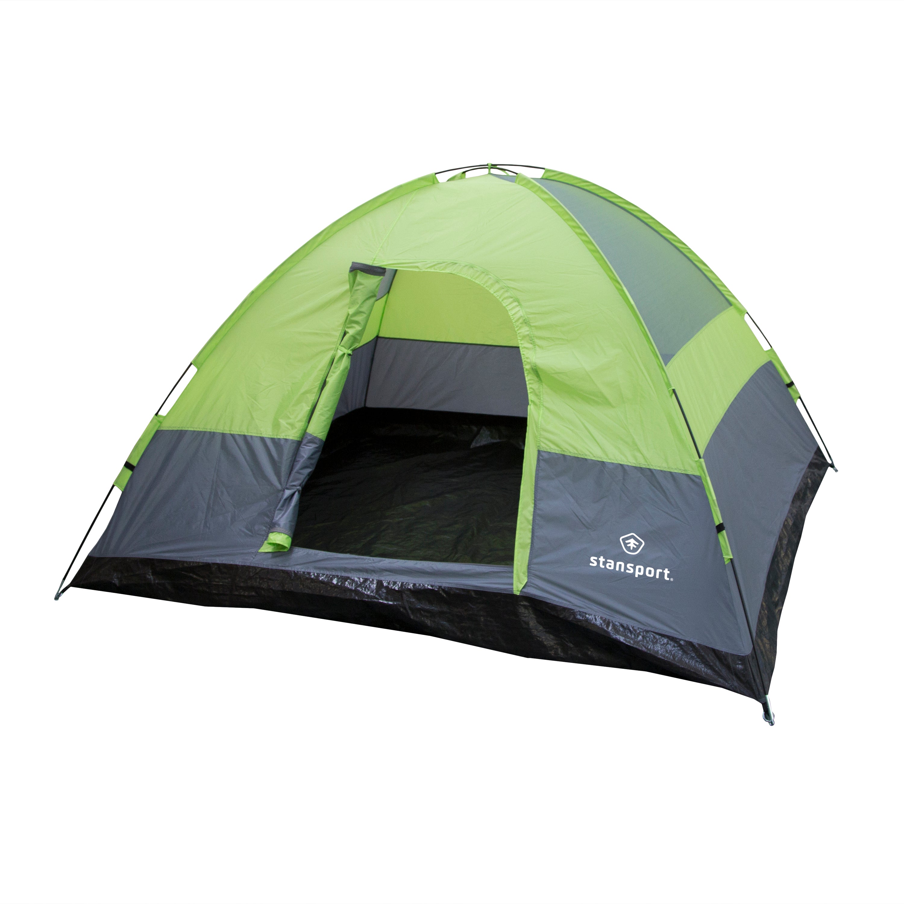 Cedar Creek 3 Season Tent-8 Ft X 7Ft X 54 In-Green/Grey Trim-eSafety Supplies, Inc