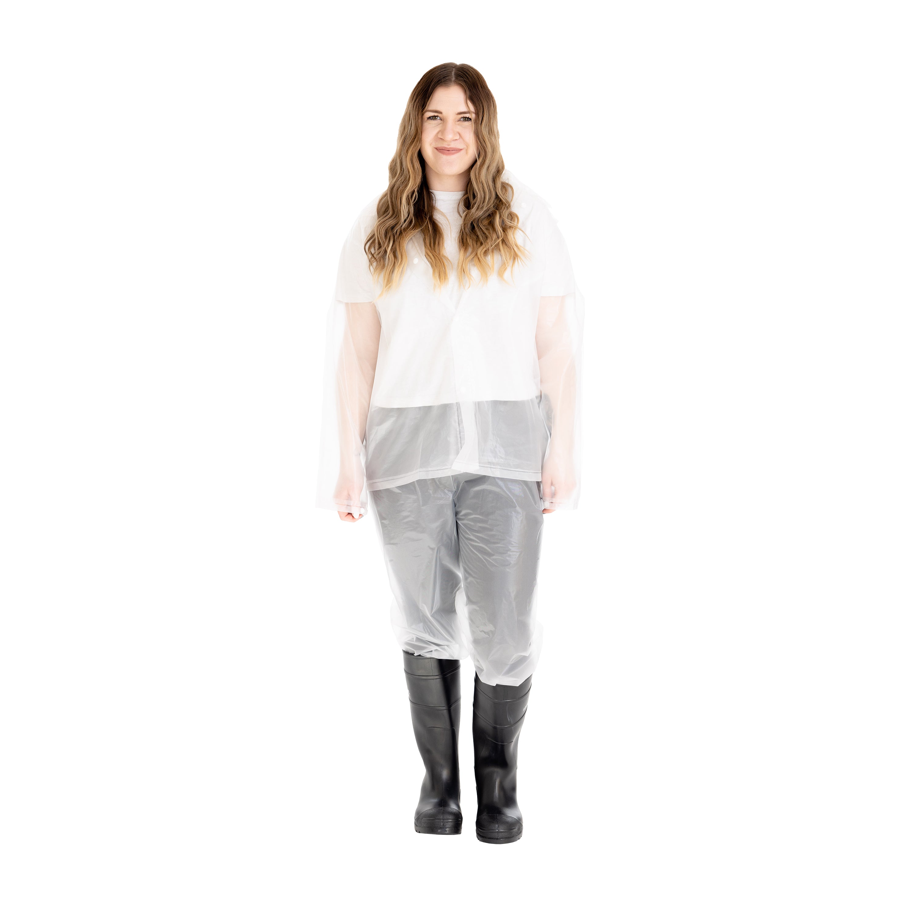 Peva Rainsuit - Clear - Xl-eSafety Supplies, Inc