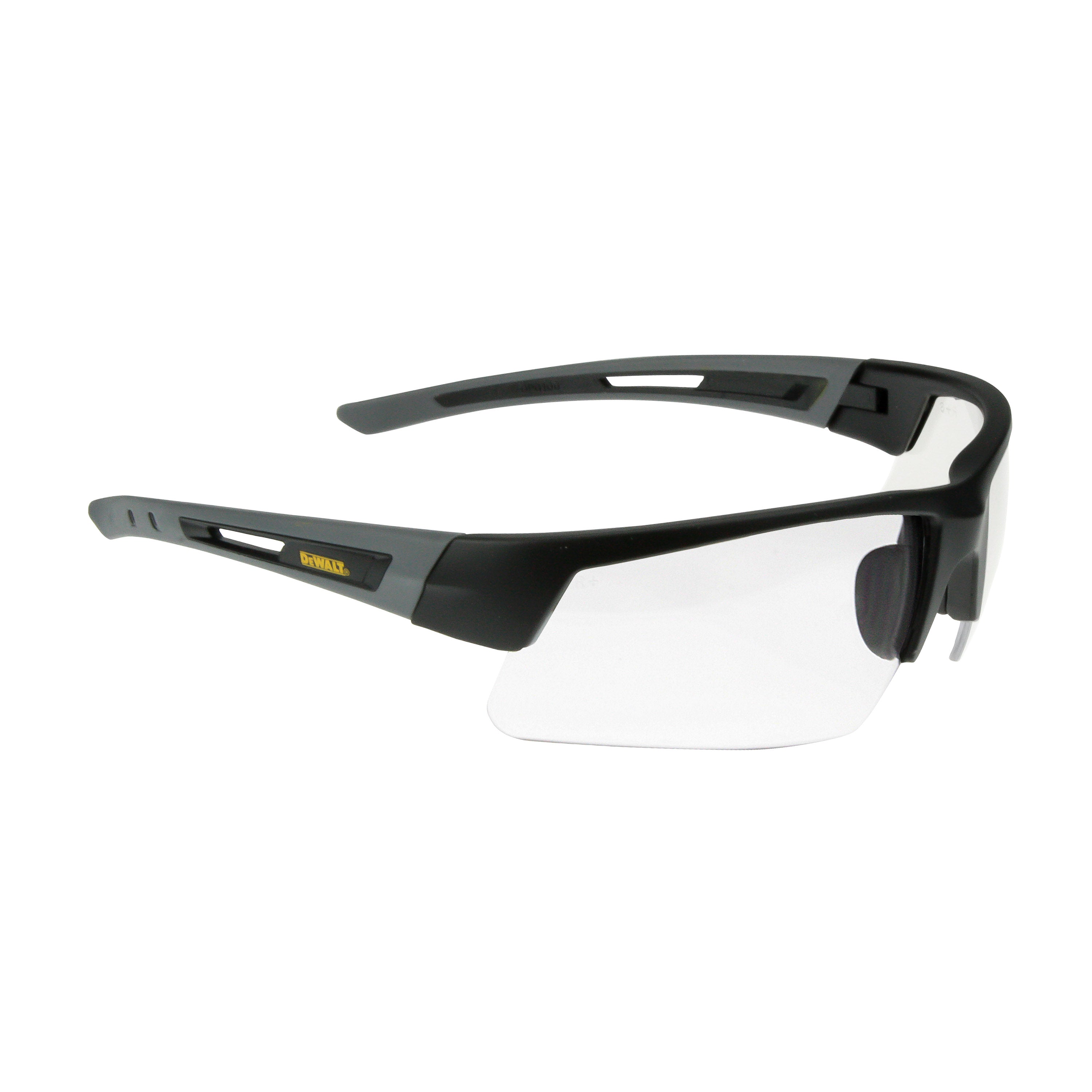 dewalt safety goggles DeWalt DPG100-1D Crosscut Safety Glasses Black Frame Clear Lens