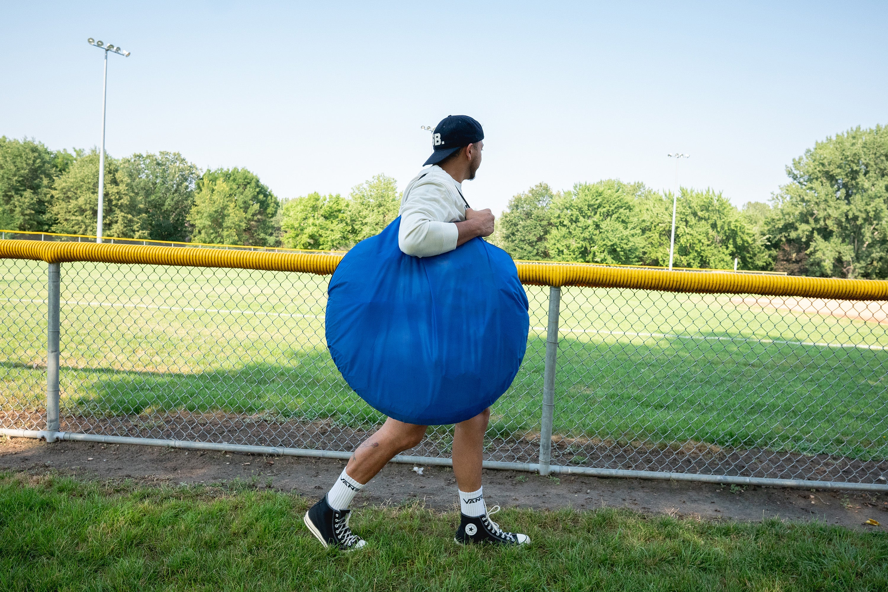 All Weather Pop Up Shelter - Clear / Blue-eSafety Supplies, Inc