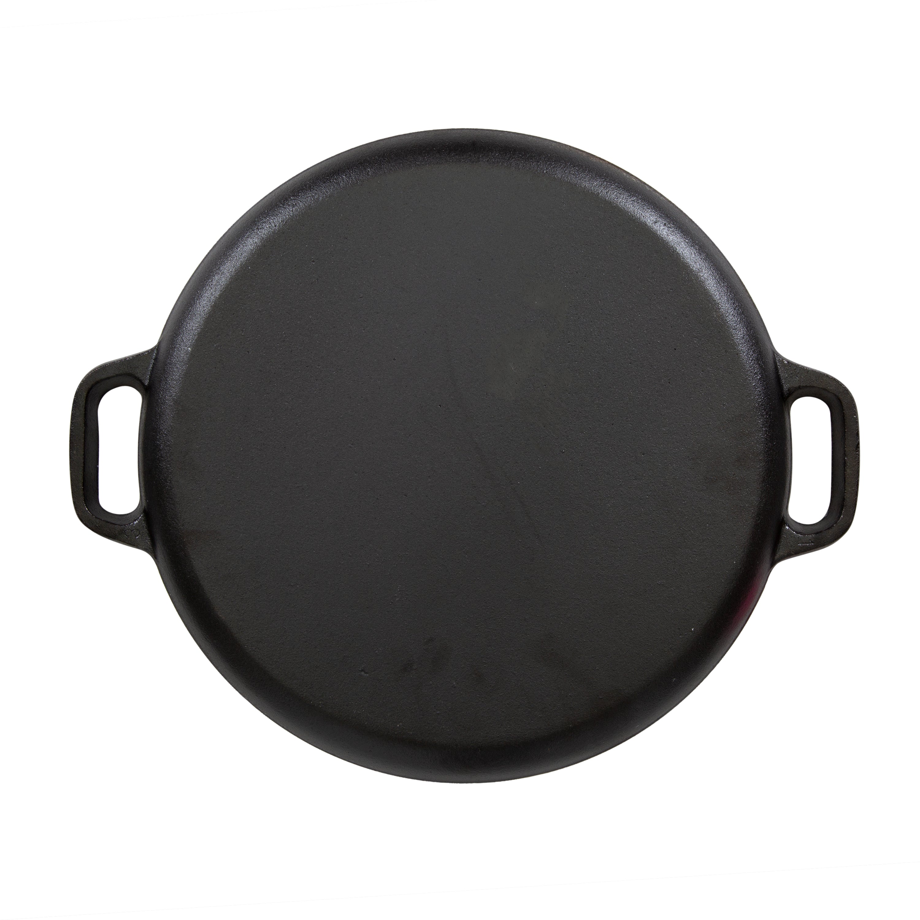 Pre-Seasoned Cast Iron Pizza Pan - 16.5 Inch-eSafety Supplies, Inc