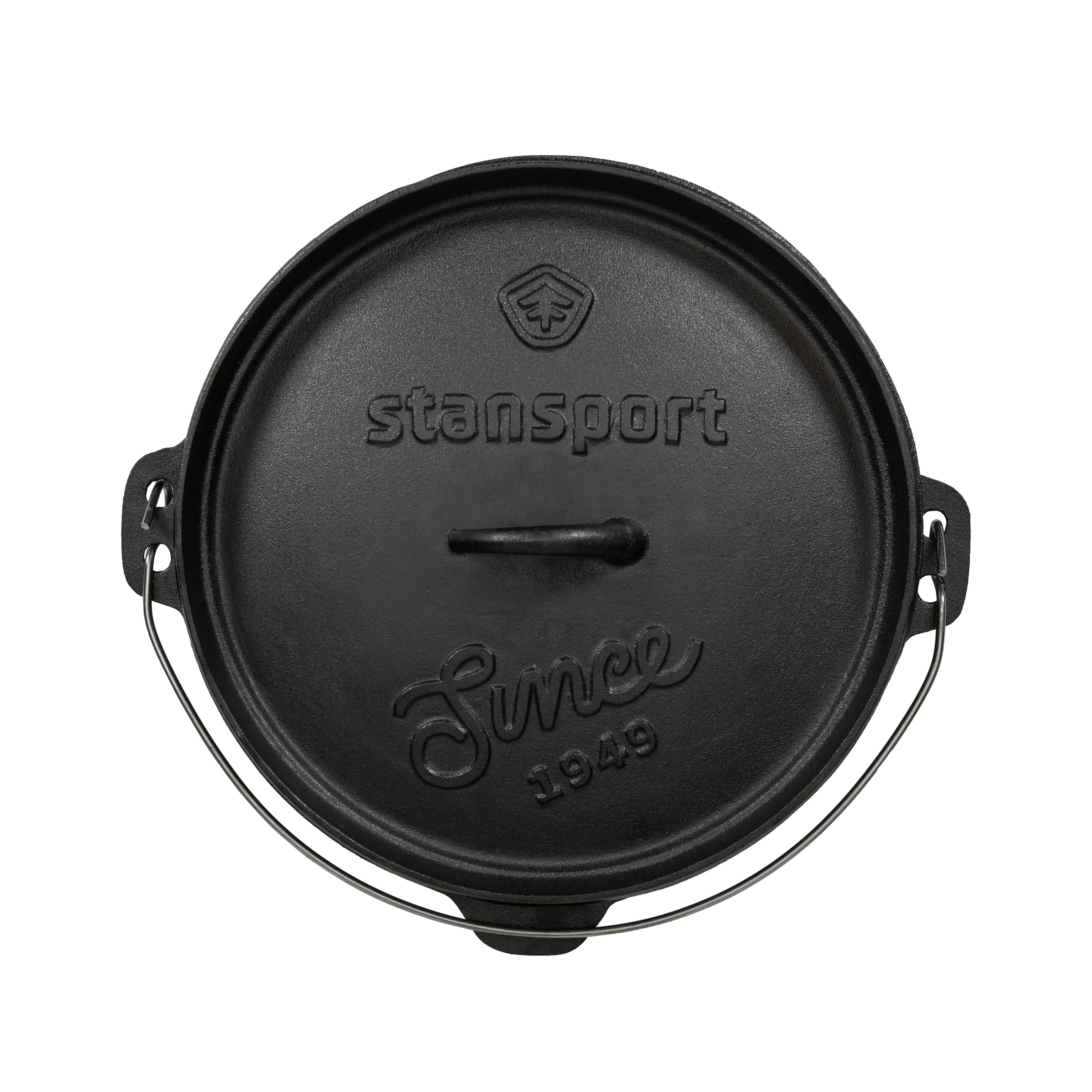 Cast Iron Dutch Oven - 8 Qt - With Legs - Pre-Seasoned-eSafety Supplies, Inc