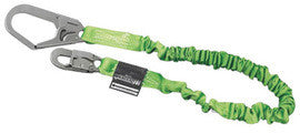 Miller® by Honeywell 6' Manyard® II Polyester Web Single-Leg Shock-Absorbing Lanyard With (1) 3/4" Locking Snap Hook And (1) 2 1/2" Locking Rebar Hook-eSafety Supplies, Inc