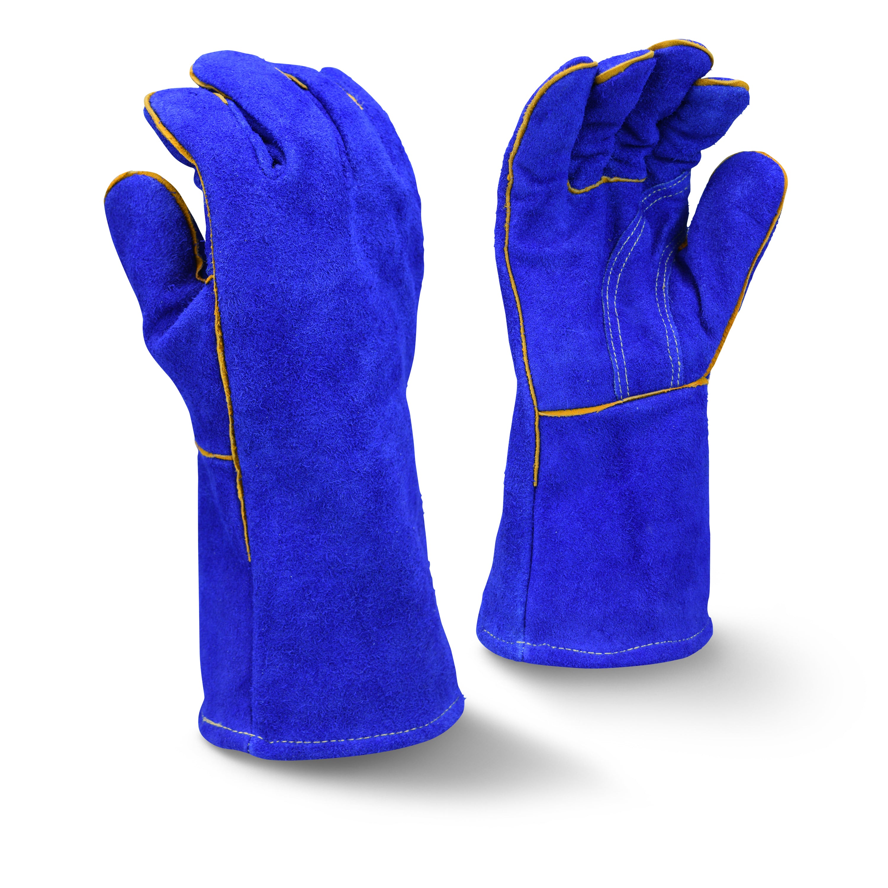 Radians RWG5210 Blue Regular Shoulder Split Leather Welding Glove - Size XL-eSafety Supplies, Inc