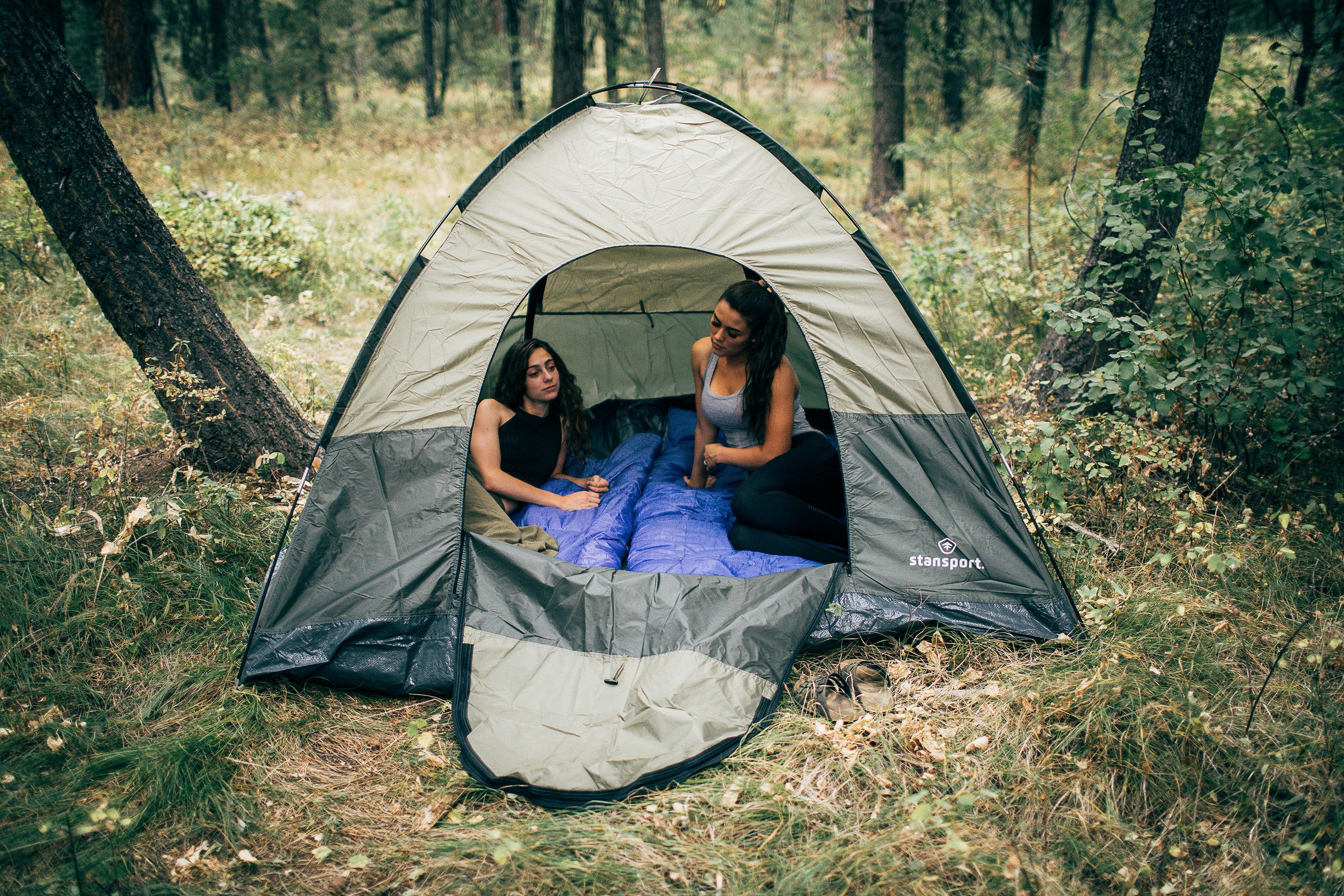 Trophy Hunter Tent- 7Ft X 7Ft X 54 In- Dark Olive/Tan-eSafety Supplies, Inc