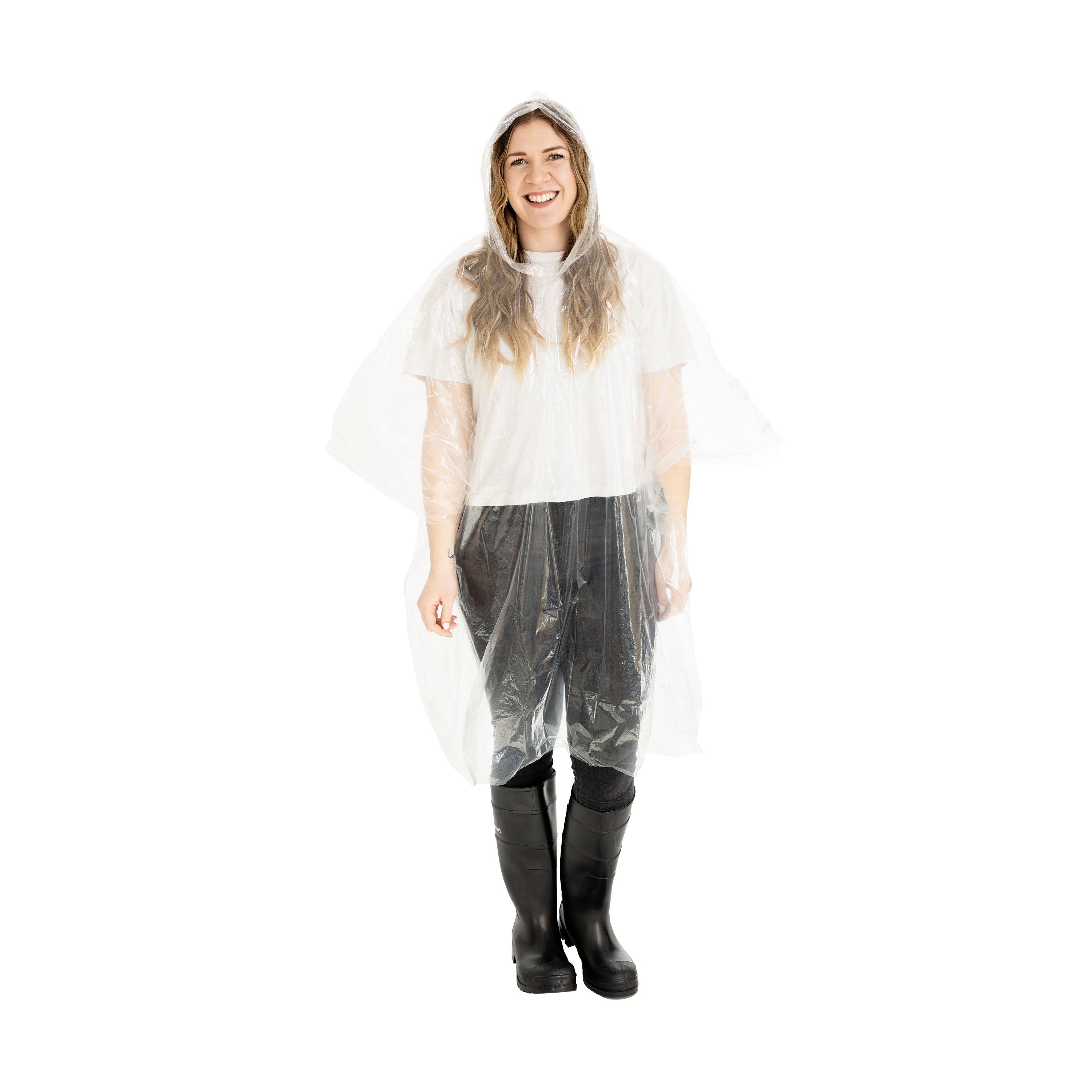 Emergency Poncho - Assorted - 30 Per Pdq-eSafety Supplies, Inc