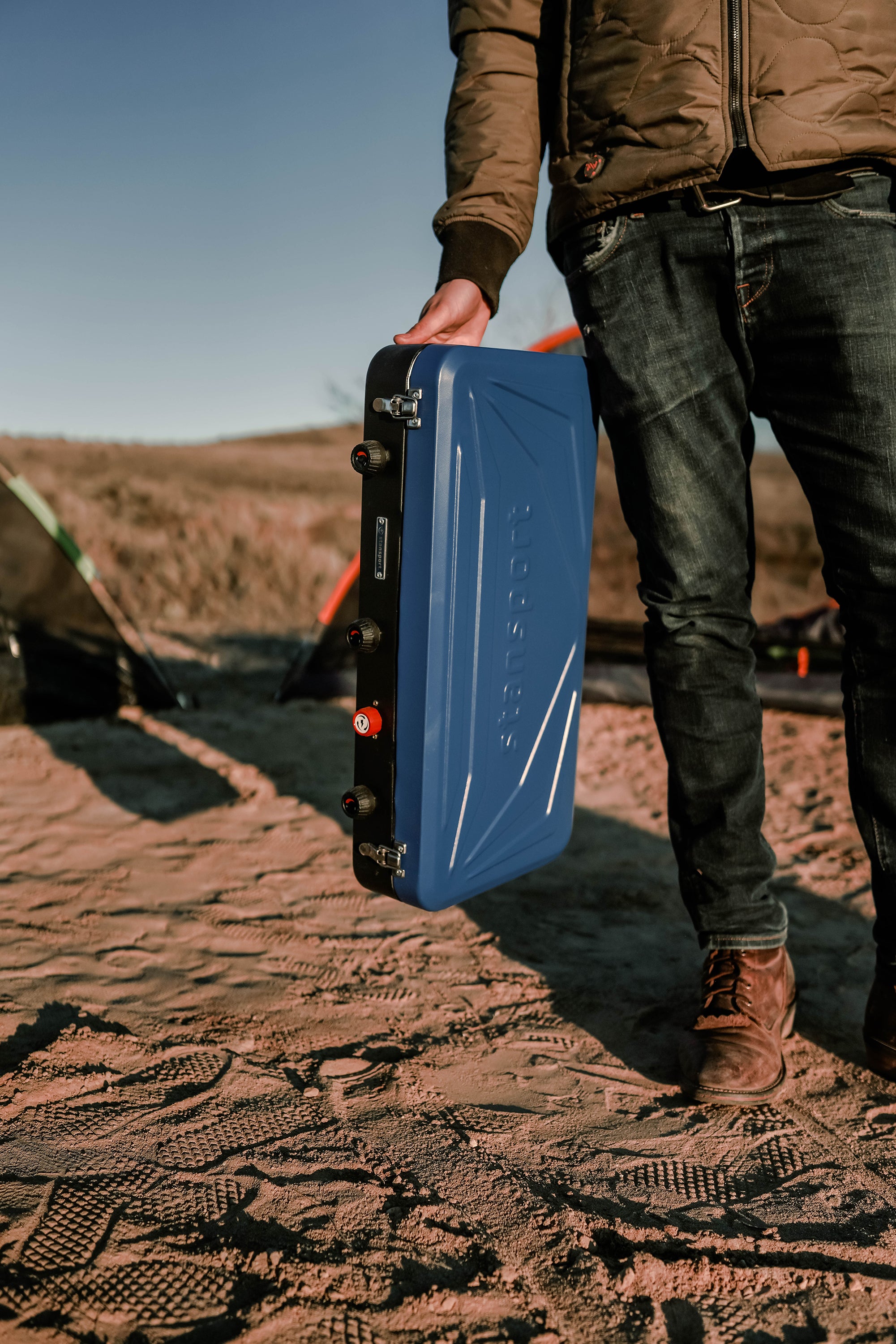 Propane Stove - 2 - 25 K And 1-10 K Burners - Blue-eSafety Supplies, Inc