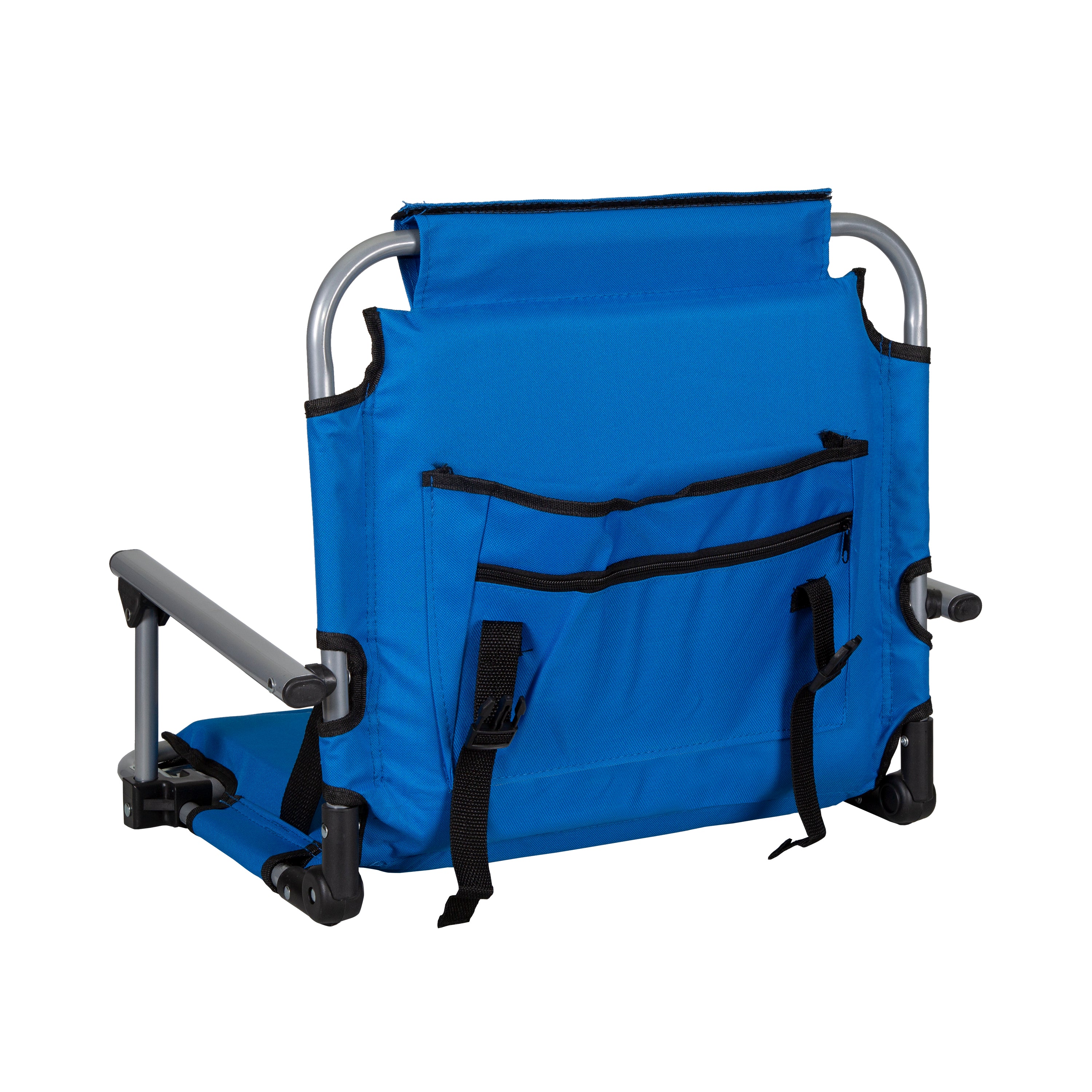 Stadium Seat With Arms - Blue-eSafety Supplies, Inc