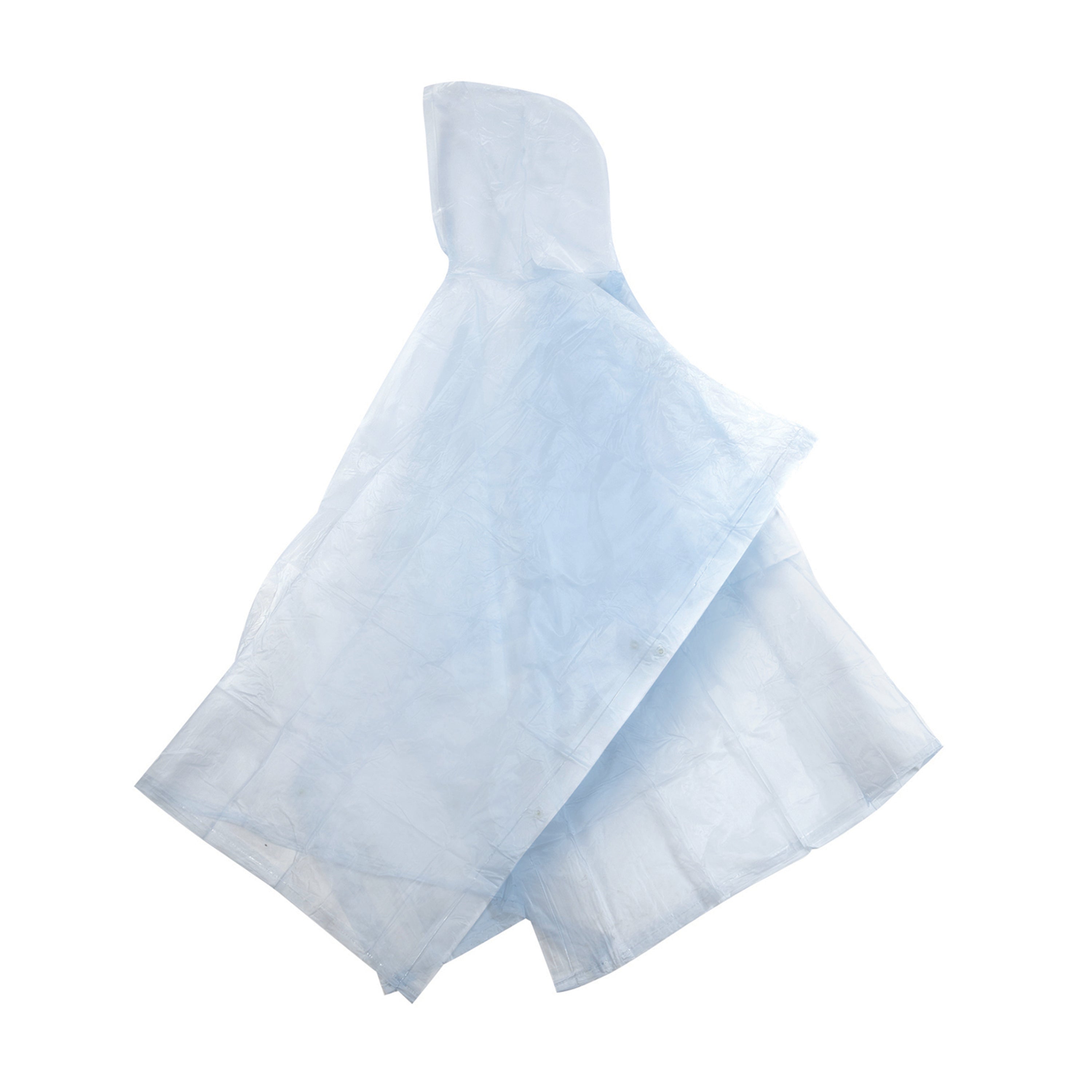 Vinyl Poncho - 52 In X 80 In - Clear-eSafety Supplies, Inc
