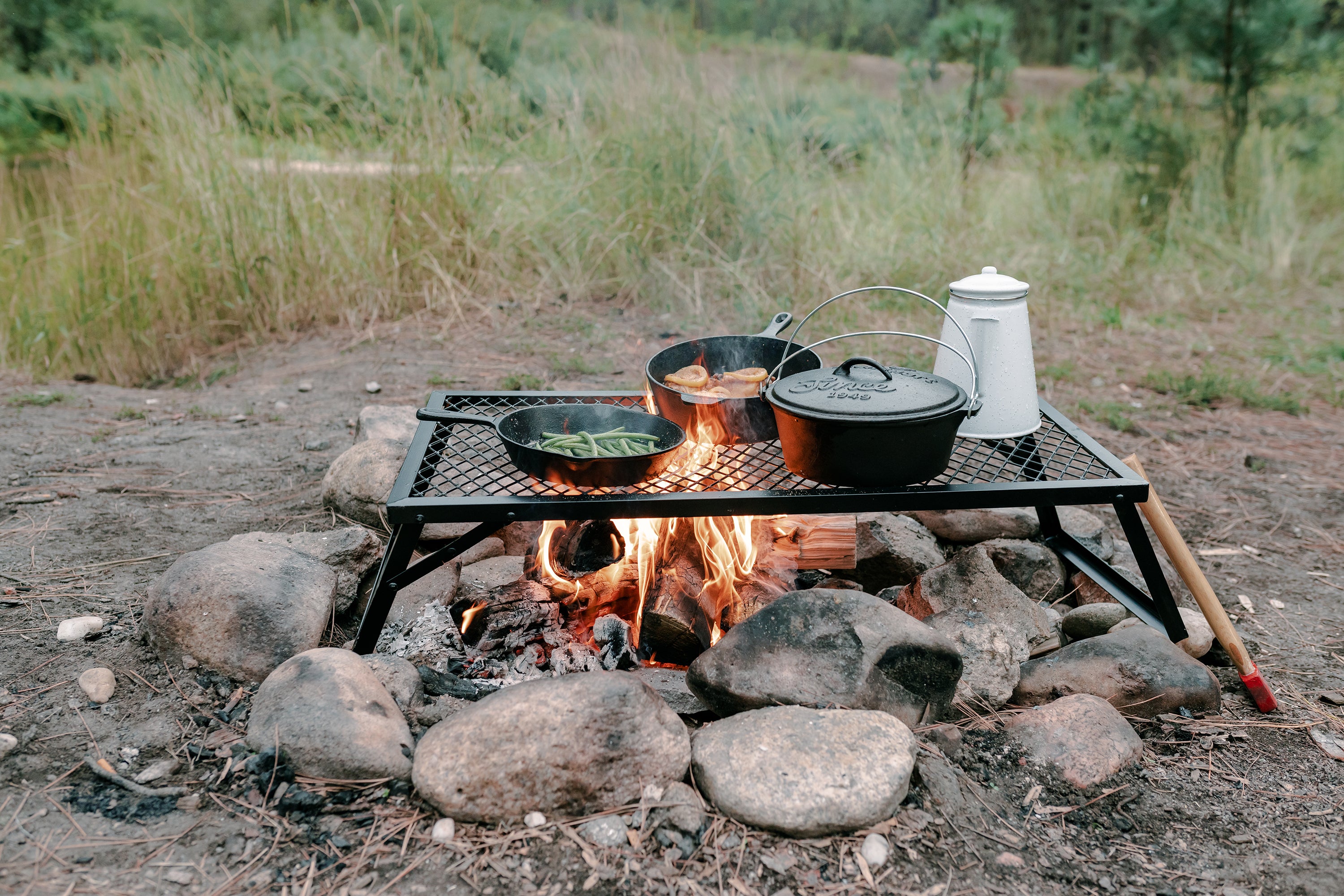 Heavy Duty Steel Camp Grill - 36 In X 18 In-eSafety Supplies, Inc