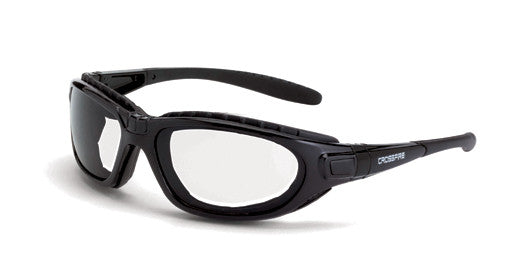 Journey Clear Anti-Fog Lens Shiny Black Frame Foam Lined-eSafety Supplies, Inc