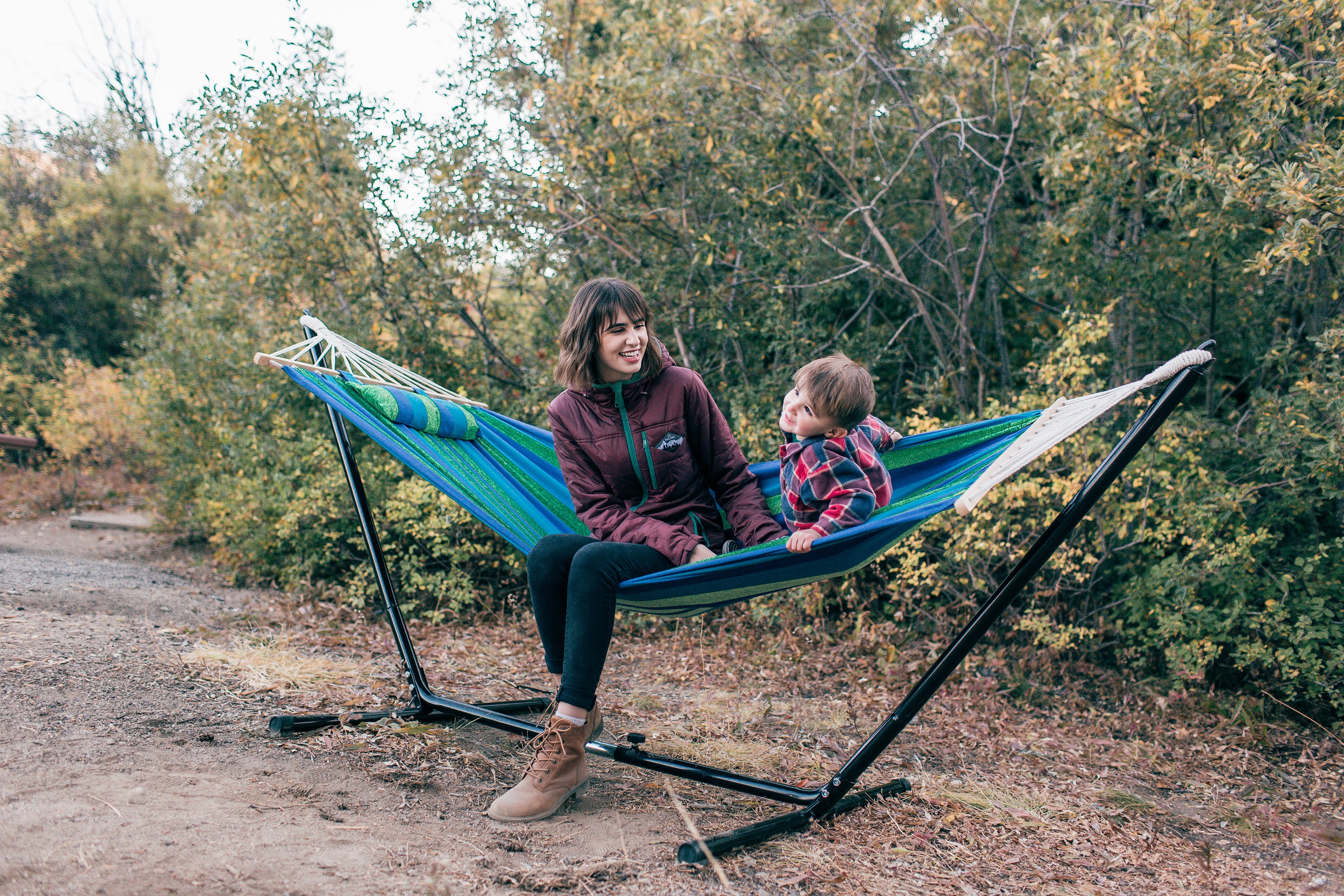 Cayman Hammock/Stand Combo - 79 In X 48 In-eSafety Supplies, Inc