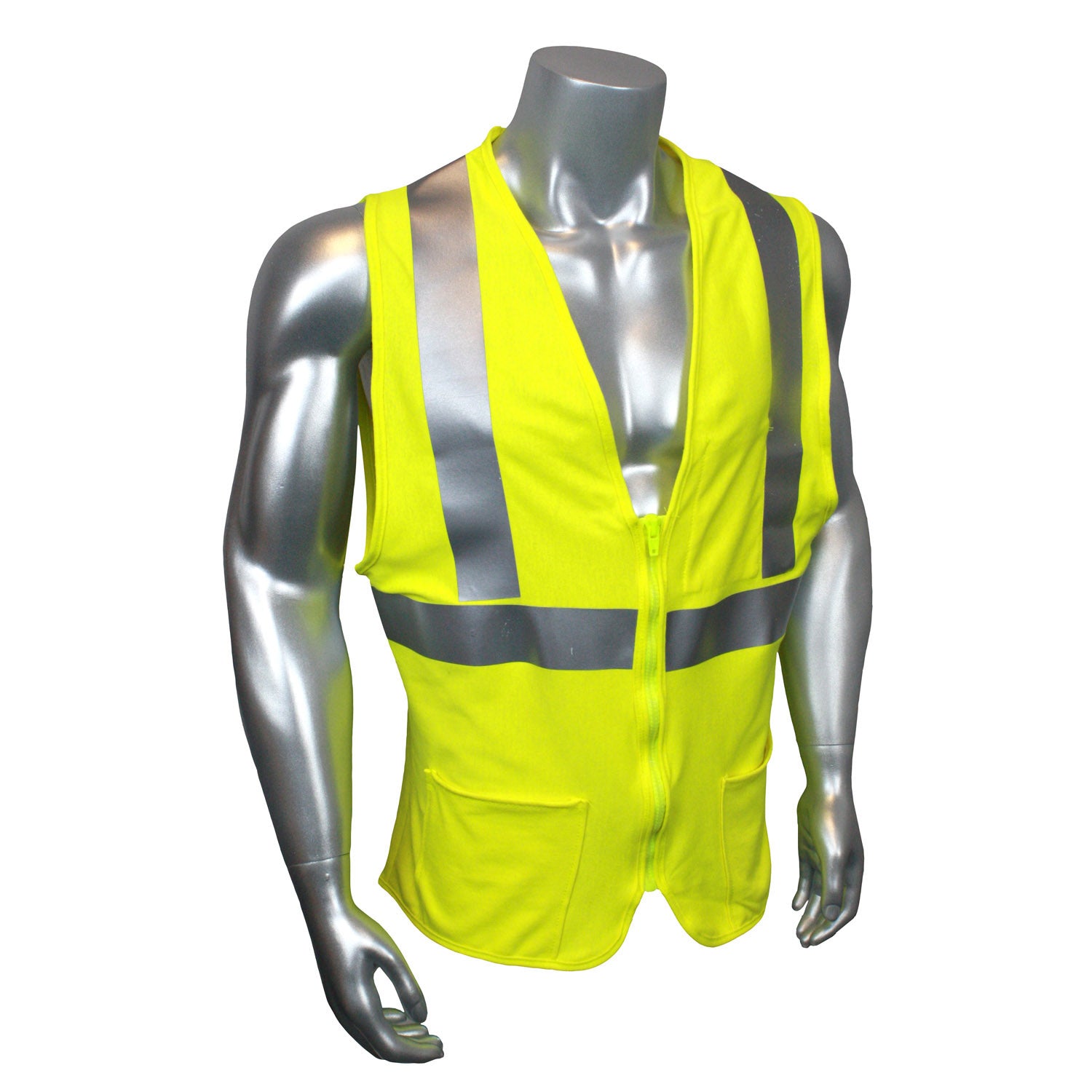 Radians SV92J-2ZGS3P Jersey Knit Modacrylic FR Class 2 Solid Safety Vest-eSafety Supplies, Inc